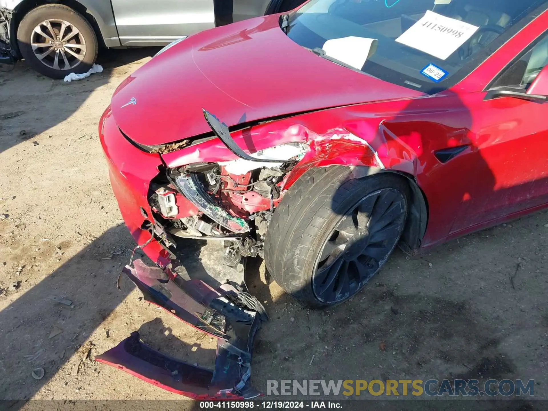 6 fotografías del automóvil dañado 5YJ3E1EC2MF926060 TESLA MODEL 3 2021