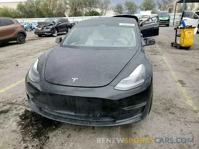 13 fotografías del automóvil dañado 5YJ3E1EC2MF984962 TESLA MODEL 3 2021