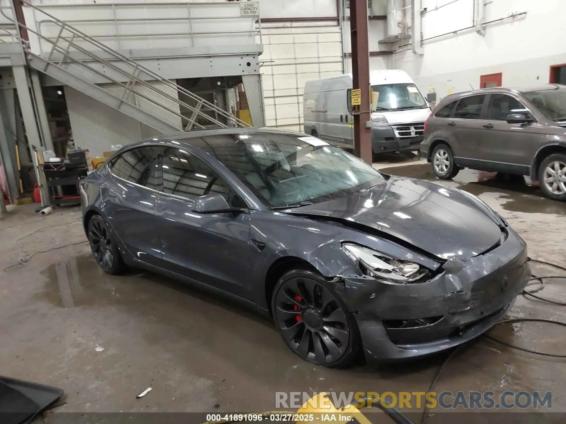 1 fotografías del automóvil dañado 5YJ3E1EC3MF044802 TESLA MODEL 3 2021