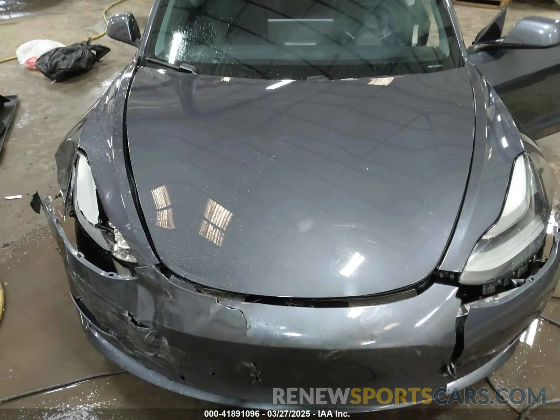 10 fotografías del automóvil dañado 5YJ3E1EC3MF044802 TESLA MODEL 3 2021