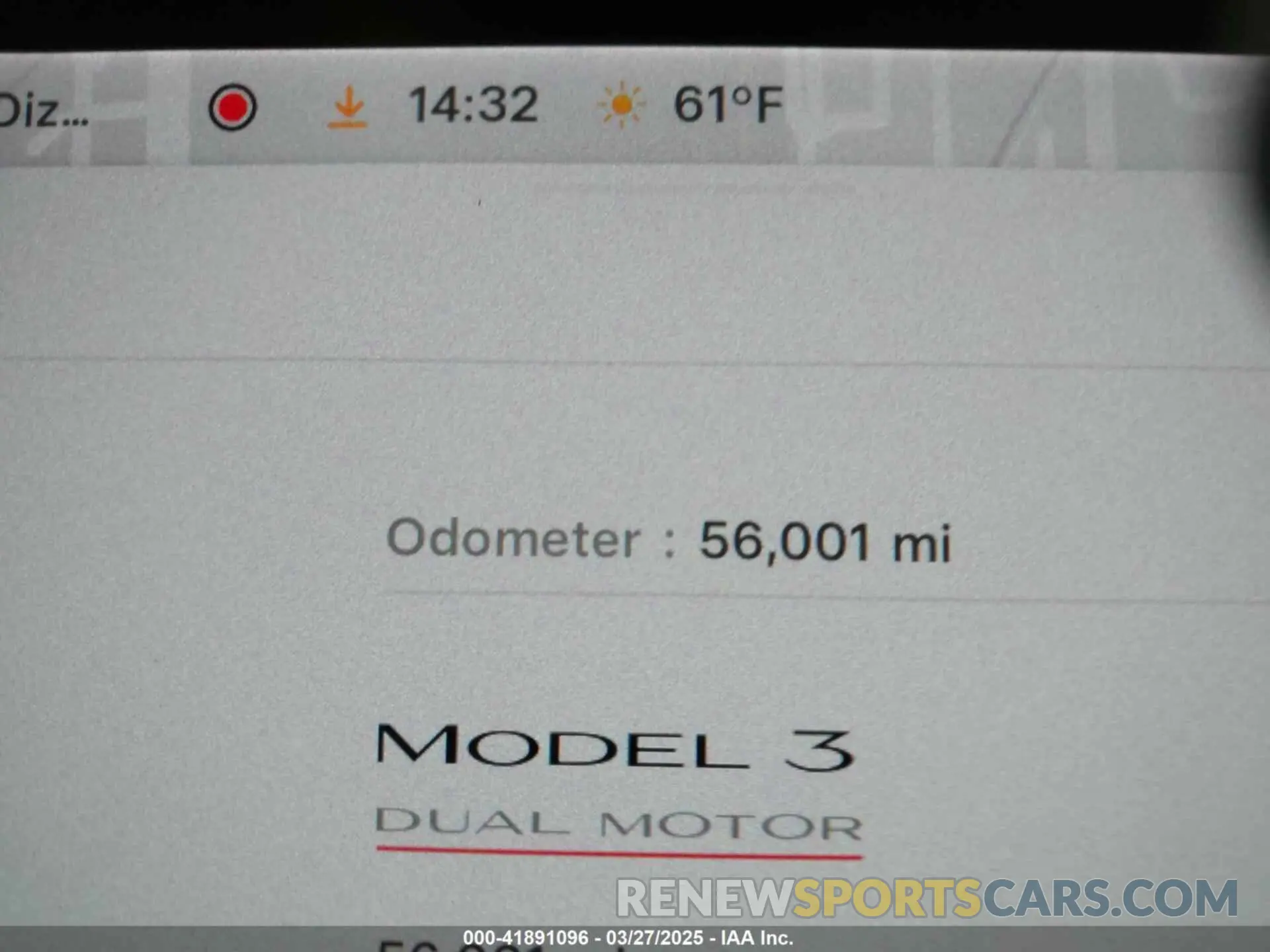 15 fotografías del automóvil dañado 5YJ3E1EC3MF044802 TESLA MODEL 3 2021