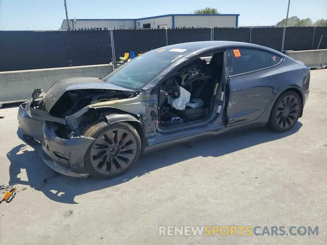 1 fotografías del automóvil dañado 5YJ3E1EC3MF078531 TESLA MODEL 3 2021