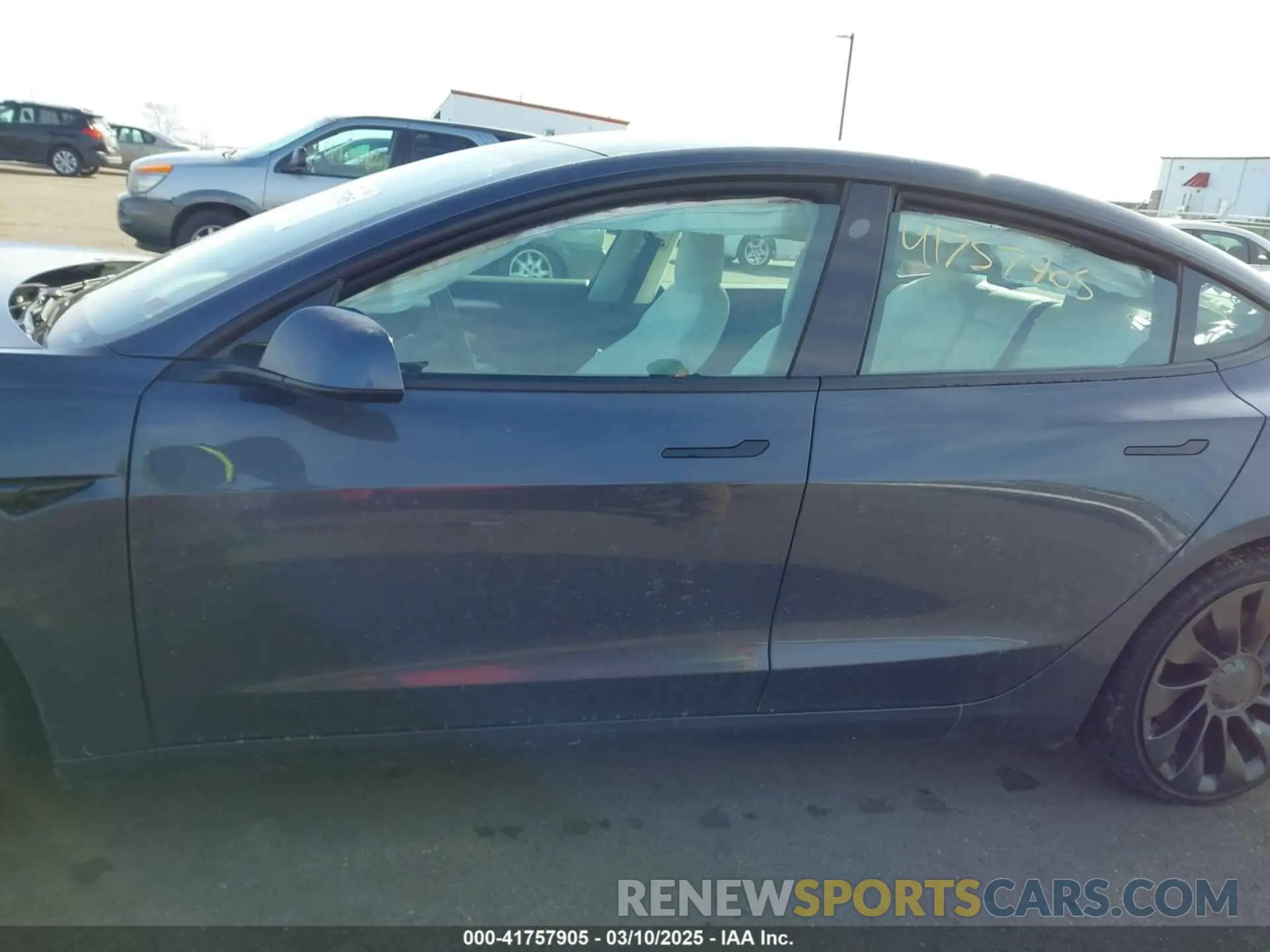 13 fotografías del automóvil dañado 5YJ3E1EC3MF082532 TESLA MODEL 3 2021