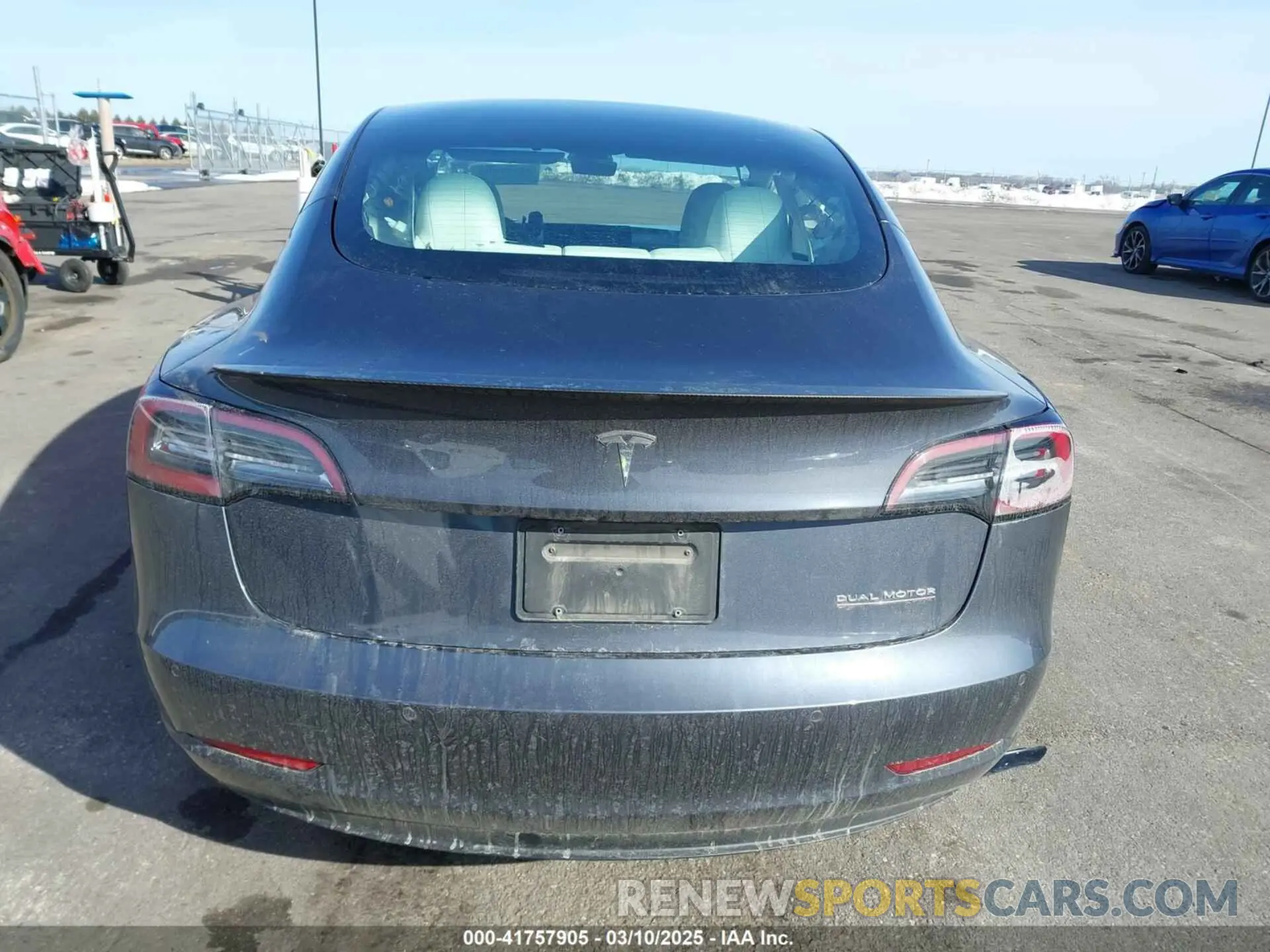 15 fotografías del automóvil dañado 5YJ3E1EC3MF082532 TESLA MODEL 3 2021