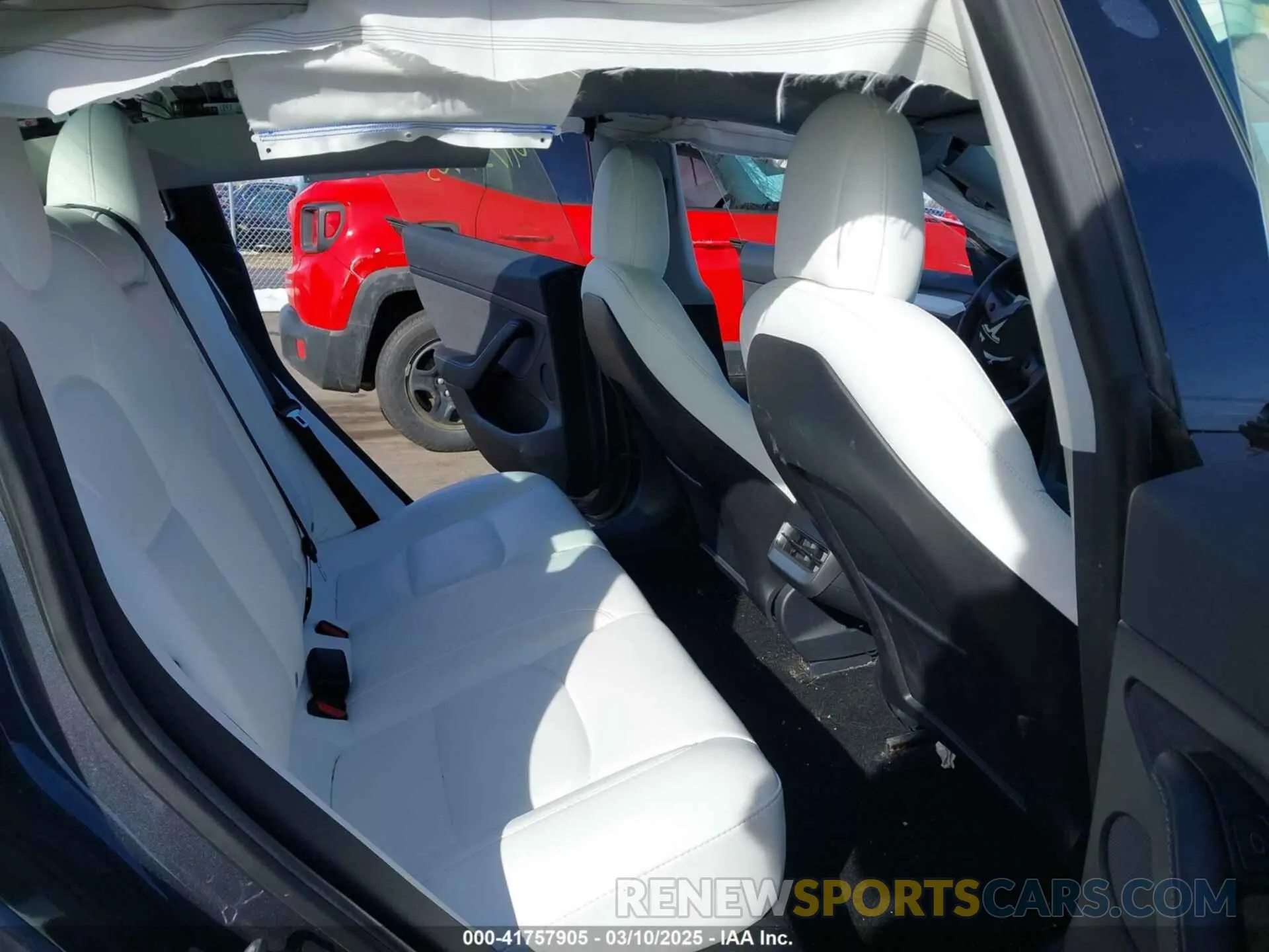 8 fotografías del automóvil dañado 5YJ3E1EC3MF082532 TESLA MODEL 3 2021