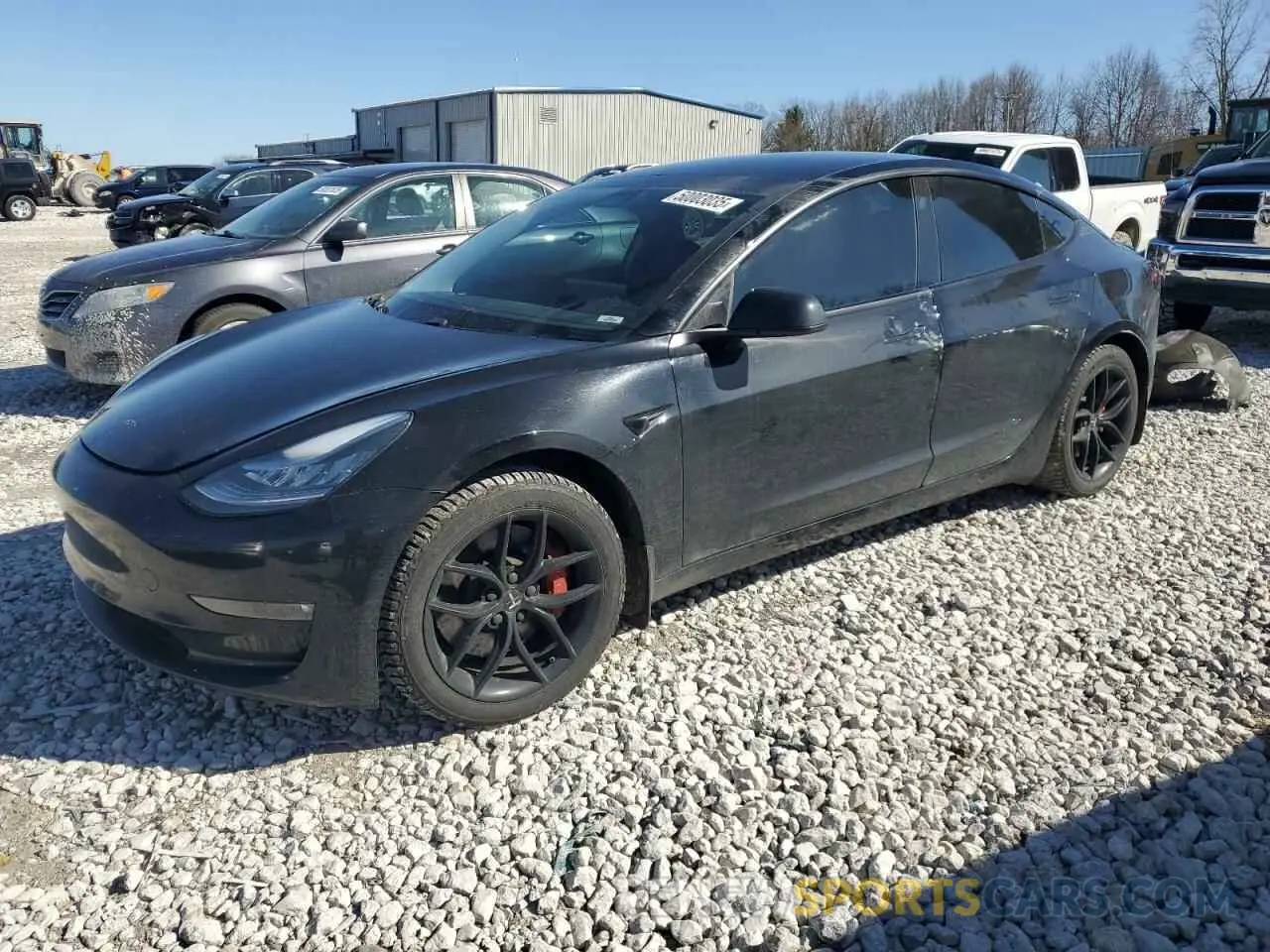 1 fotografías del automóvil dañado 5YJ3E1EC3MF849828 TESLA MODEL 3 2021