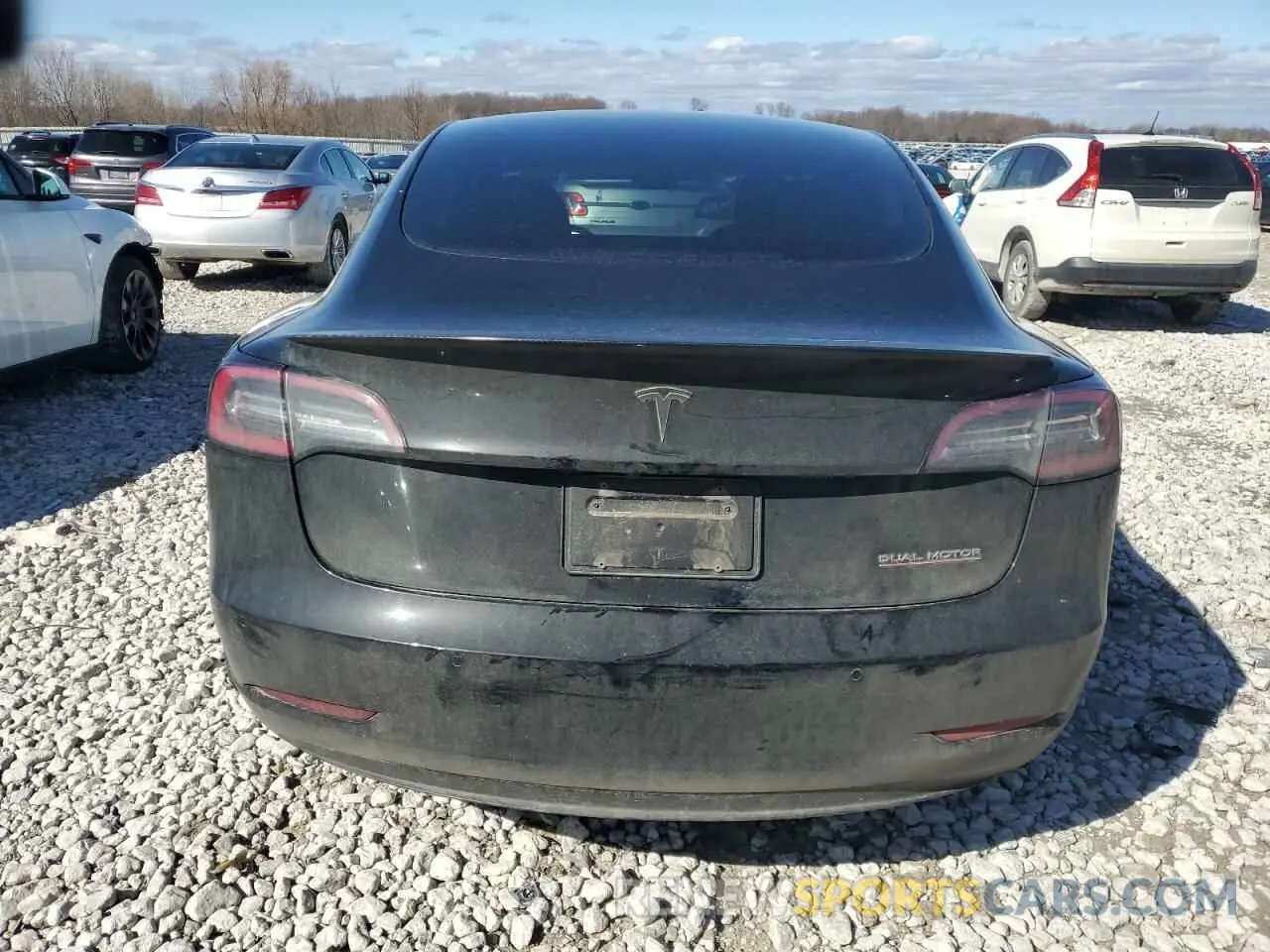 6 fotografías del automóvil dañado 5YJ3E1EC3MF849828 TESLA MODEL 3 2021