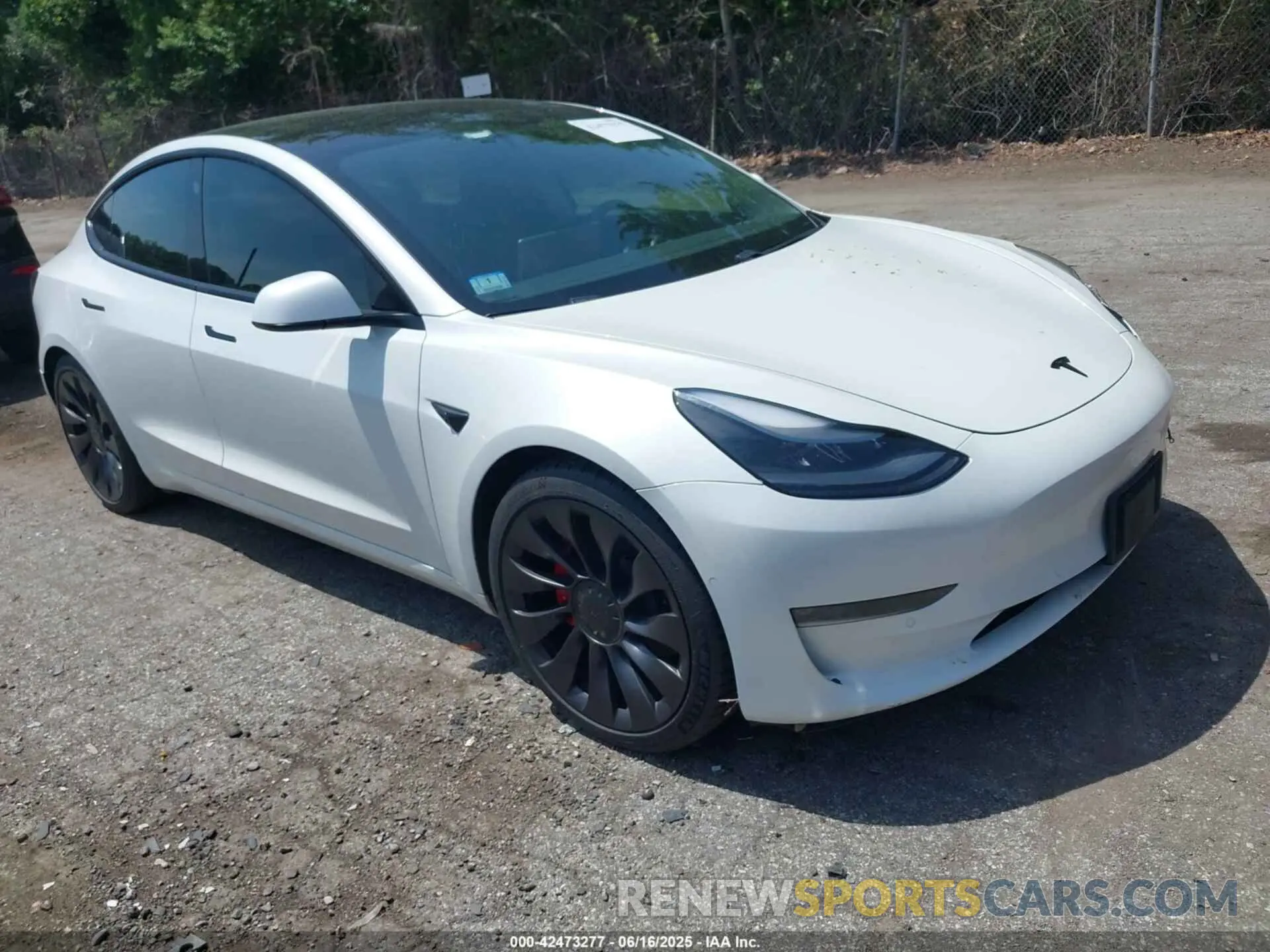 1 fotografías del automóvil dañado 5YJ3E1EC4MF044601 TESLA MODEL 3 2021