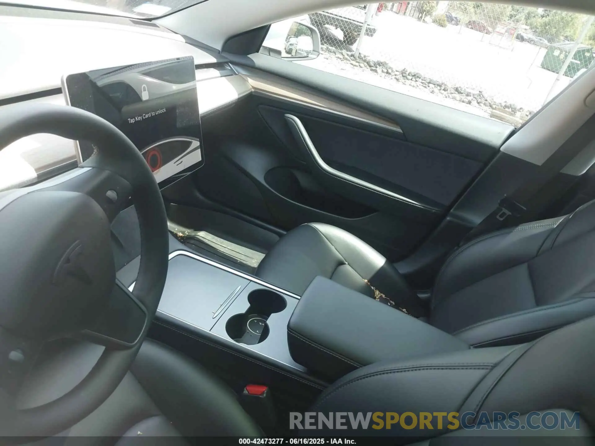7 fotografías del automóvil dañado 5YJ3E1EC4MF044601 TESLA MODEL 3 2021
