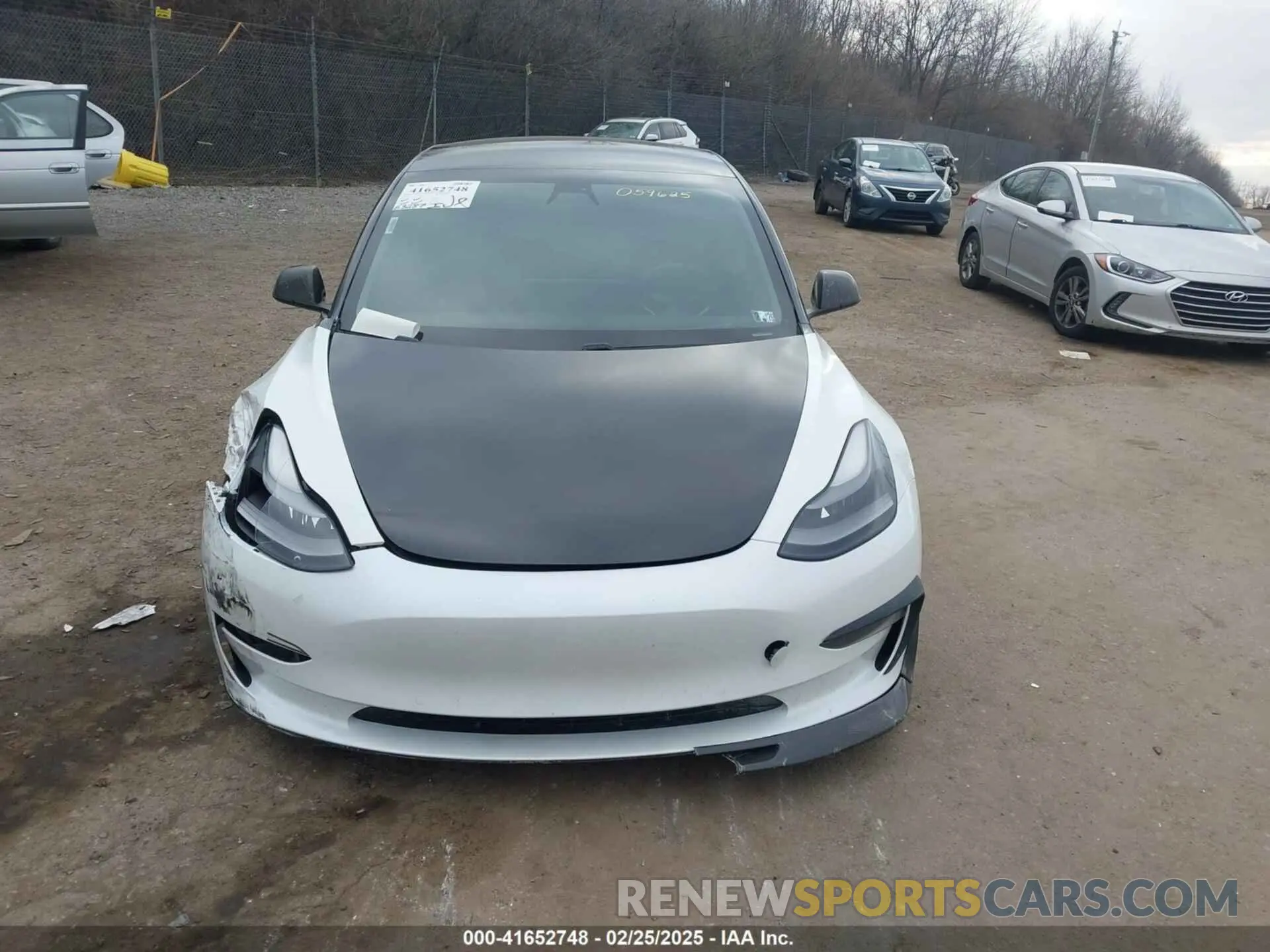 12 fotografías del automóvil dañado 5YJ3E1EC5MF059625 TESLA MODEL 3 2021