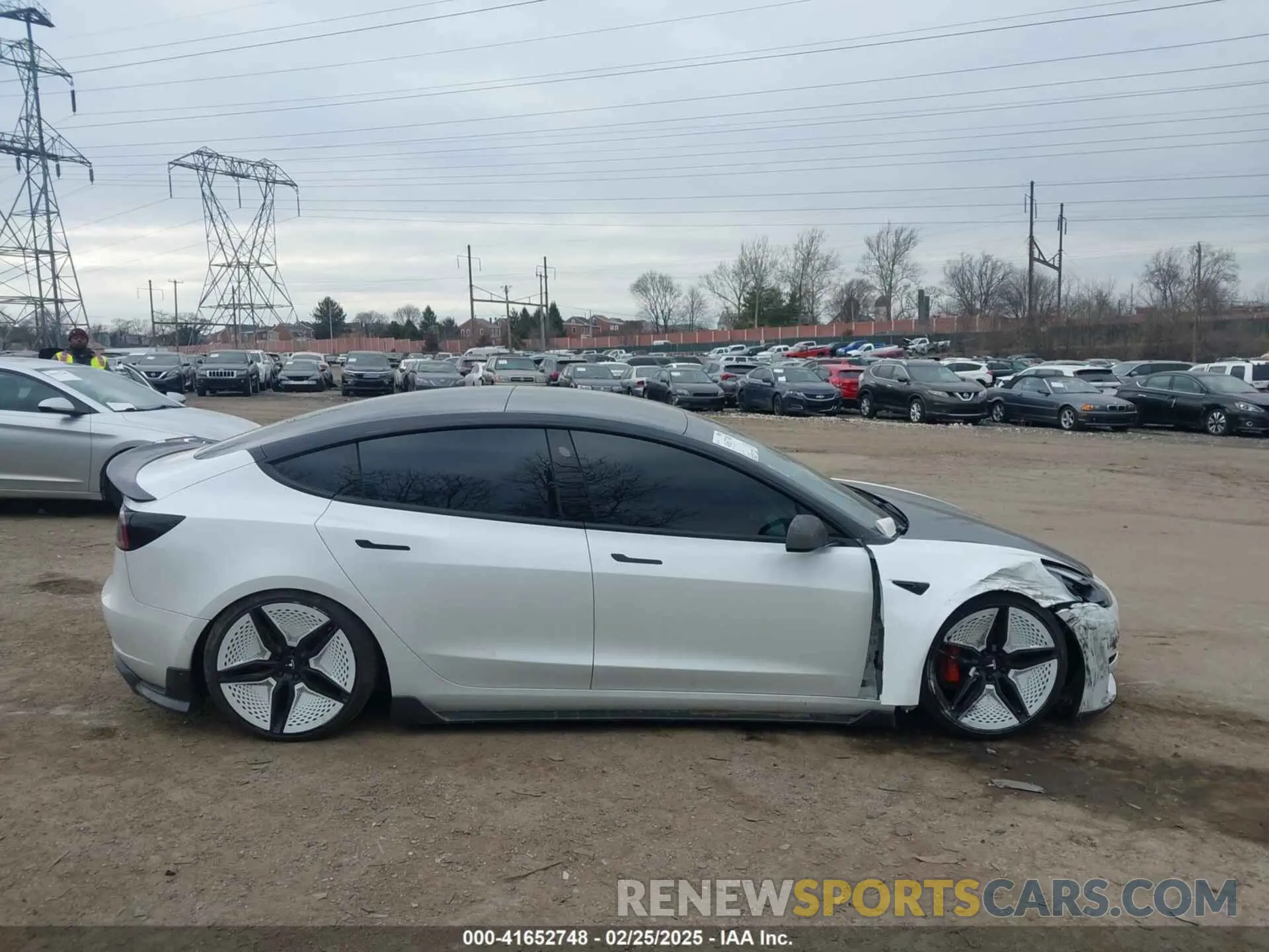 13 fotografías del automóvil dañado 5YJ3E1EC5MF059625 TESLA MODEL 3 2021