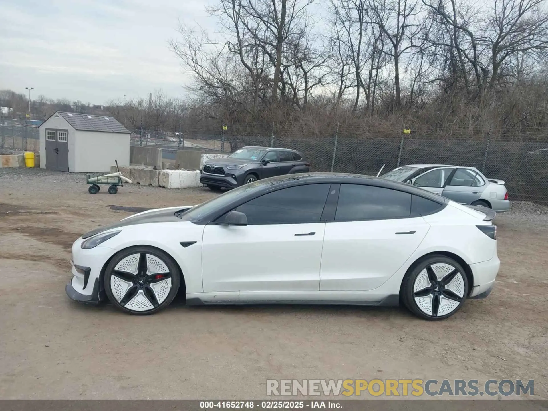 14 fotografías del automóvil dañado 5YJ3E1EC5MF059625 TESLA MODEL 3 2021
