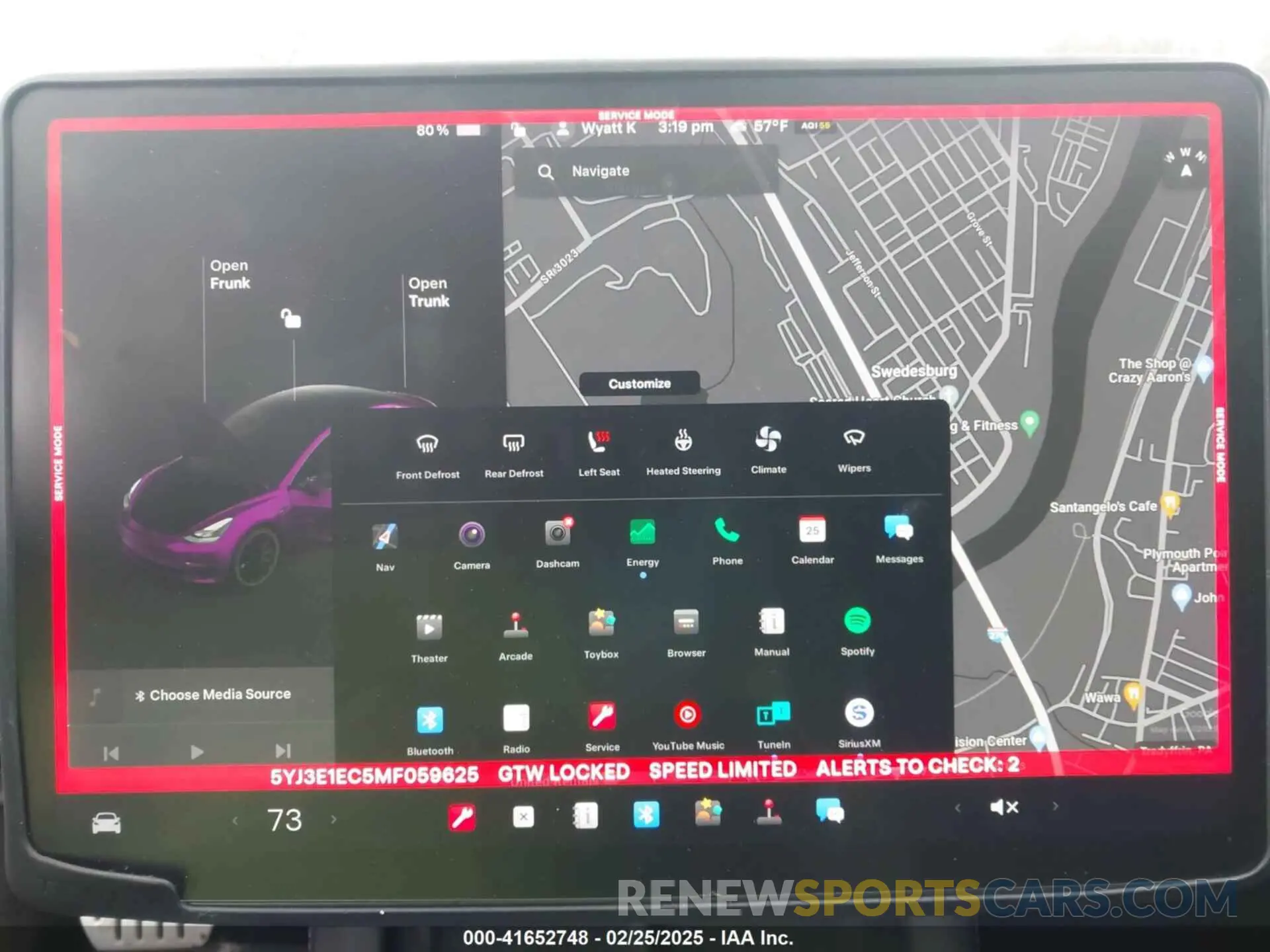 18 fotografías del automóvil dañado 5YJ3E1EC5MF059625 TESLA MODEL 3 2021