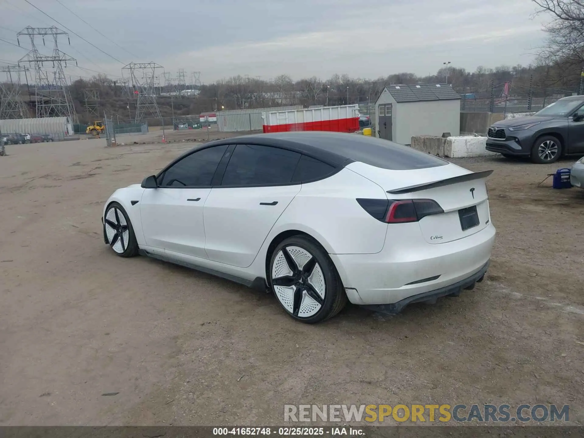 3 fotografías del automóvil dañado 5YJ3E1EC5MF059625 TESLA MODEL 3 2021
