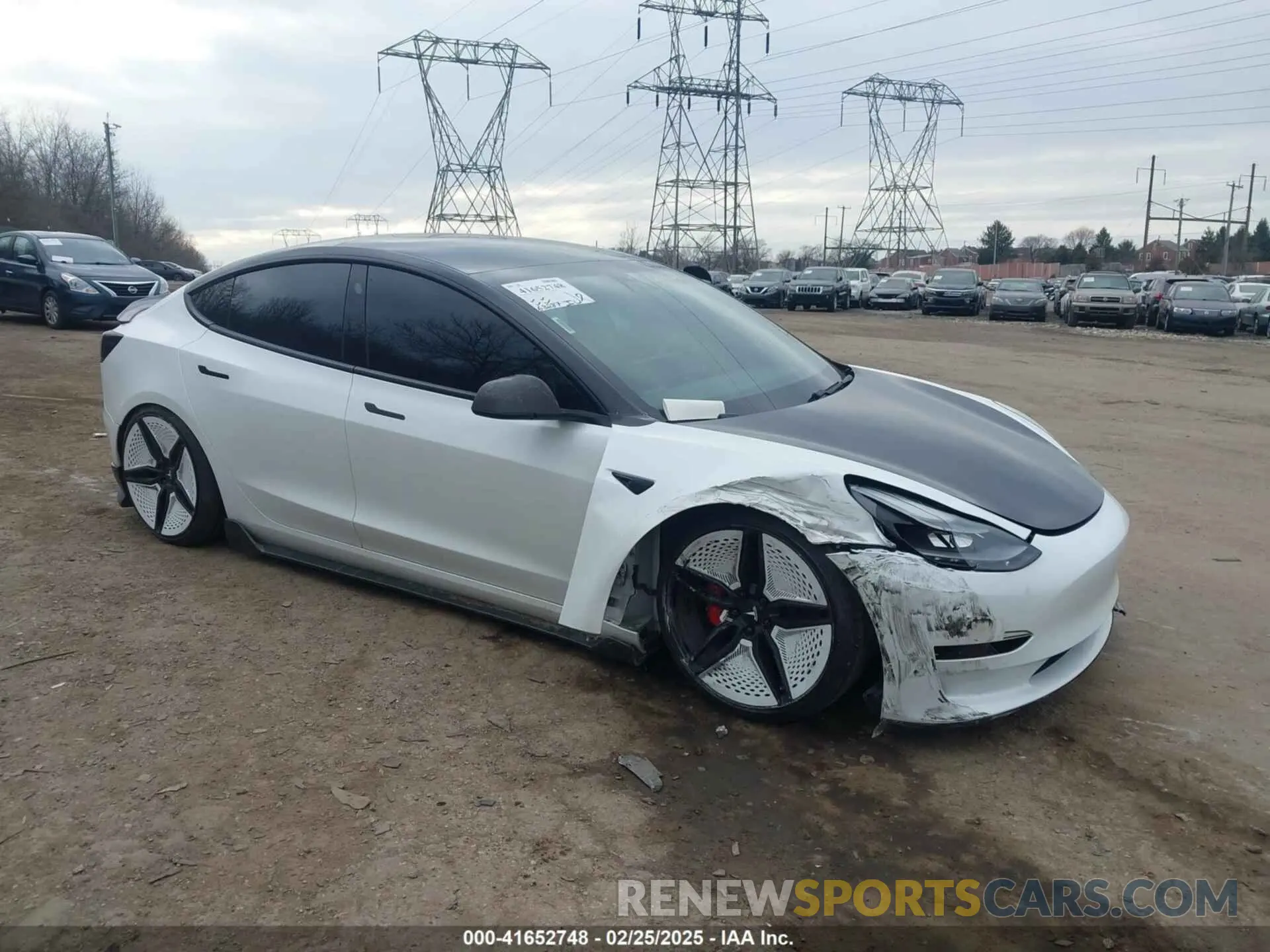 6 fotografías del automóvil dañado 5YJ3E1EC5MF059625 TESLA MODEL 3 2021