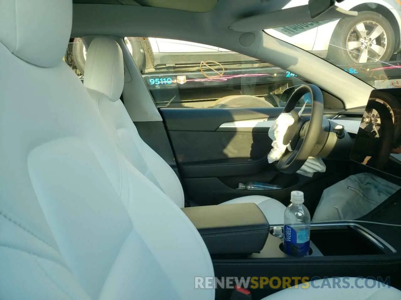 5 fotografías del automóvil dañado 5YJ3E1EC5MF076280 TESLA MODEL 3 2021