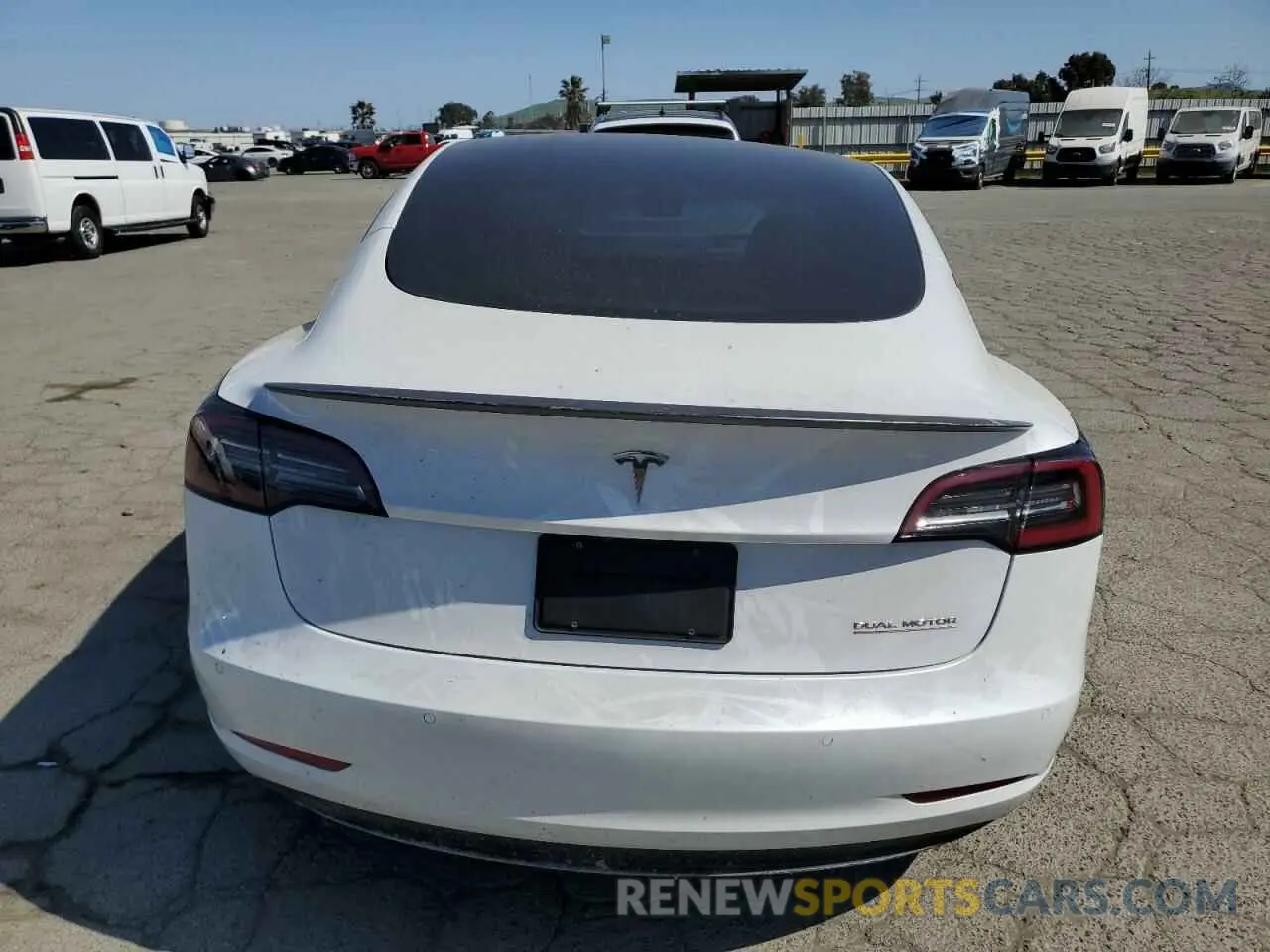 6 fotografías del automóvil dañado 5YJ3E1EC5MF077493 TESLA MODEL 3 2021