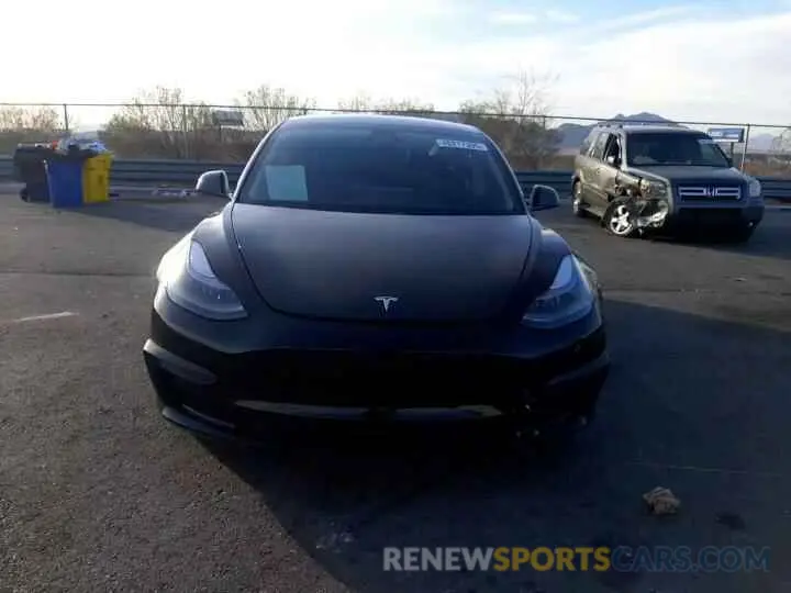 10 fotografías del automóvil dañado 5YJ3E1EC5MF093659 TESLA MODEL 3 2021