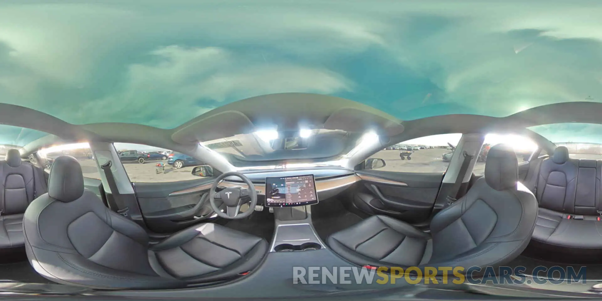 12 fotografías del automóvil dañado 5YJ3E1EC5MF093659 TESLA MODEL 3 2021