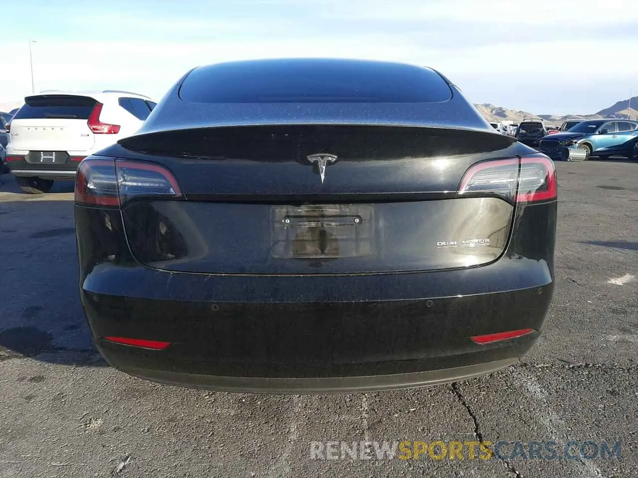 6 fotografías del automóvil dañado 5YJ3E1EC5MF093659 TESLA MODEL 3 2021