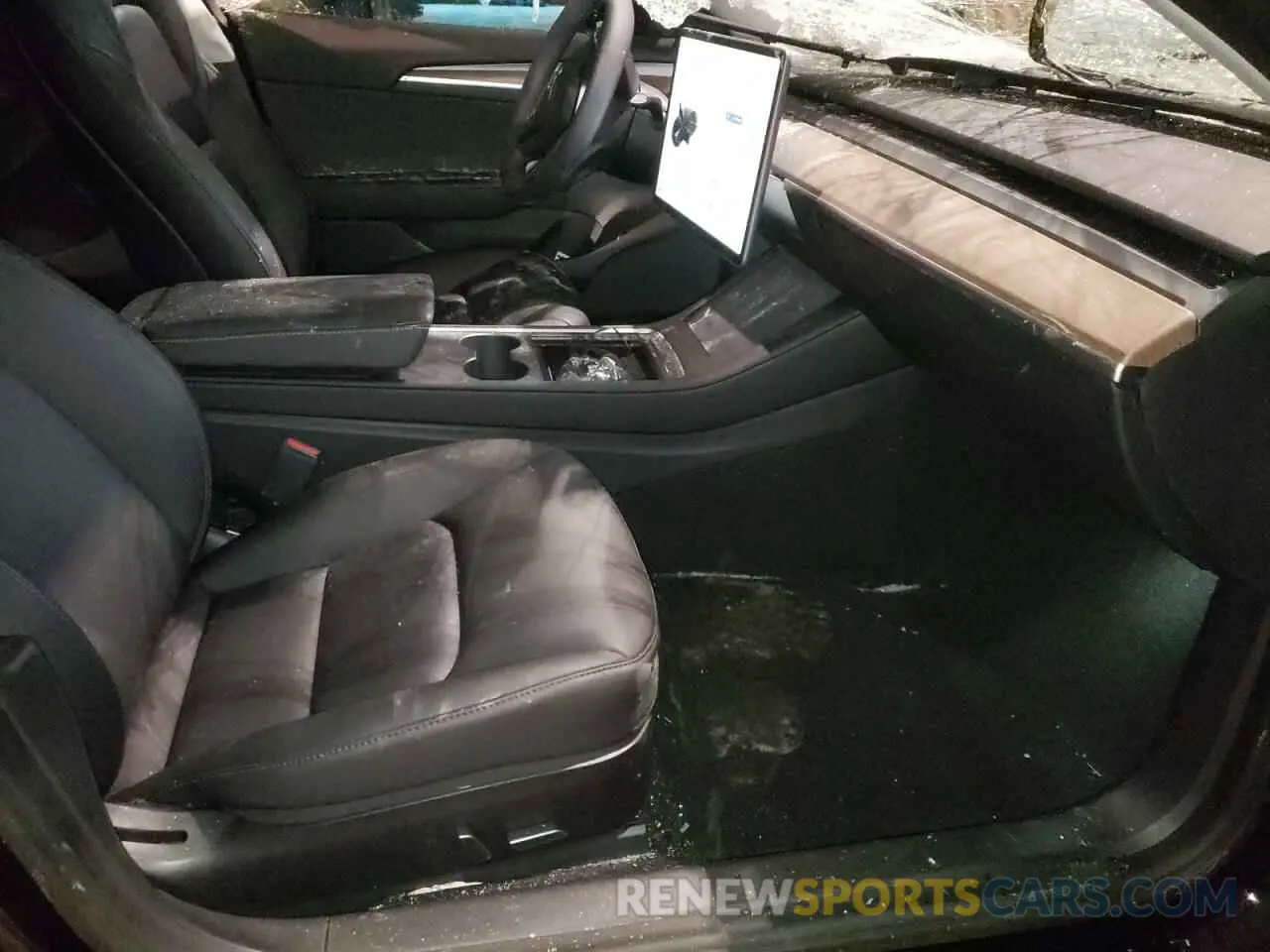 5 fotografías del automóvil dañado 5YJ3E1EC6MF001619 TESLA MODEL 3 2021