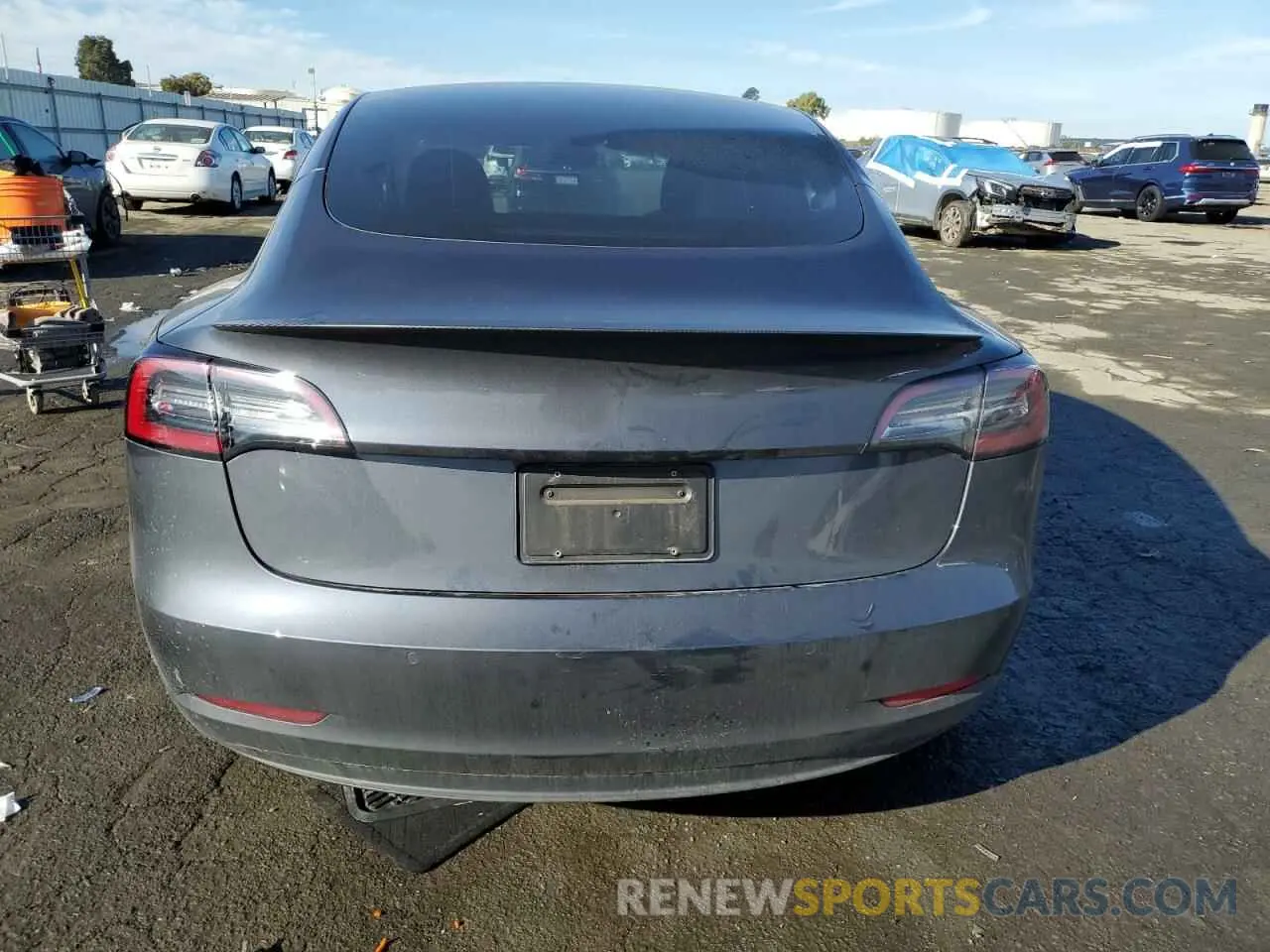 6 fotografías del automóvil dañado 5YJ3E1EC6MF072576 TESLA MODEL 3 2021