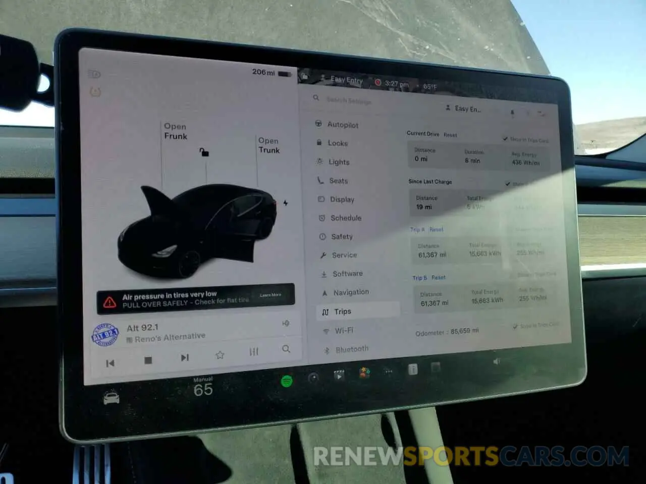 9 fotografías del automóvil dañado 5YJ3E1EC6MF935716 TESLA MODEL 3 2021