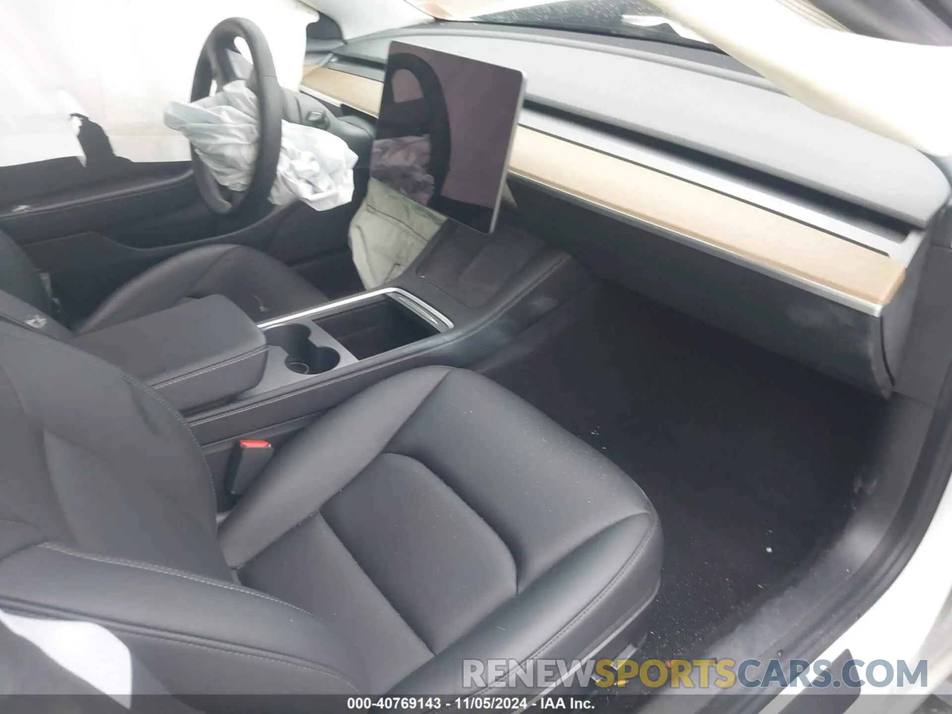 5 fotografías del automóvil dañado 5YJ3E1EC6MF991056 TESLA MODEL 3 2021