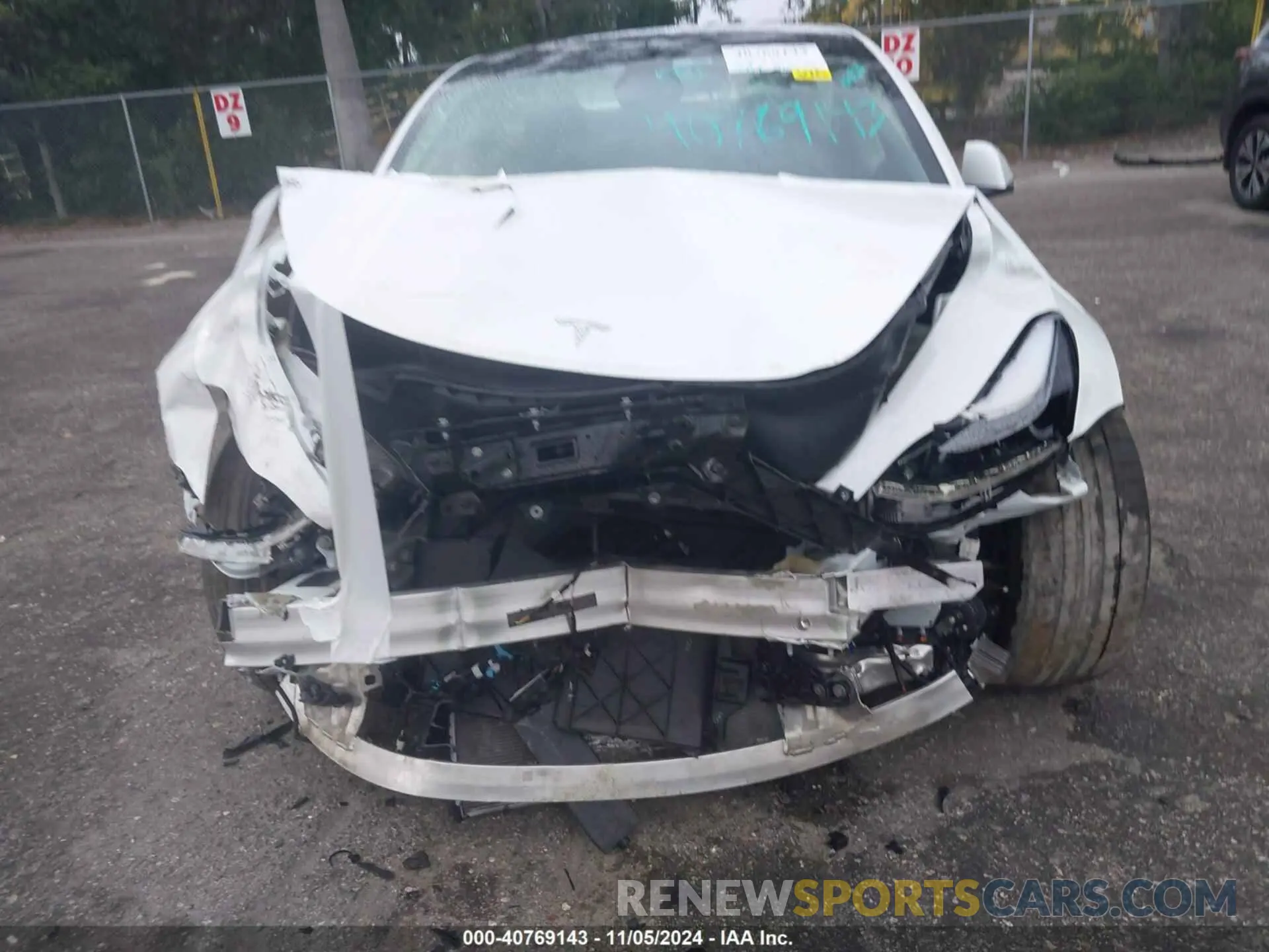 6 fotografías del automóvil dañado 5YJ3E1EC6MF991056 TESLA MODEL 3 2021