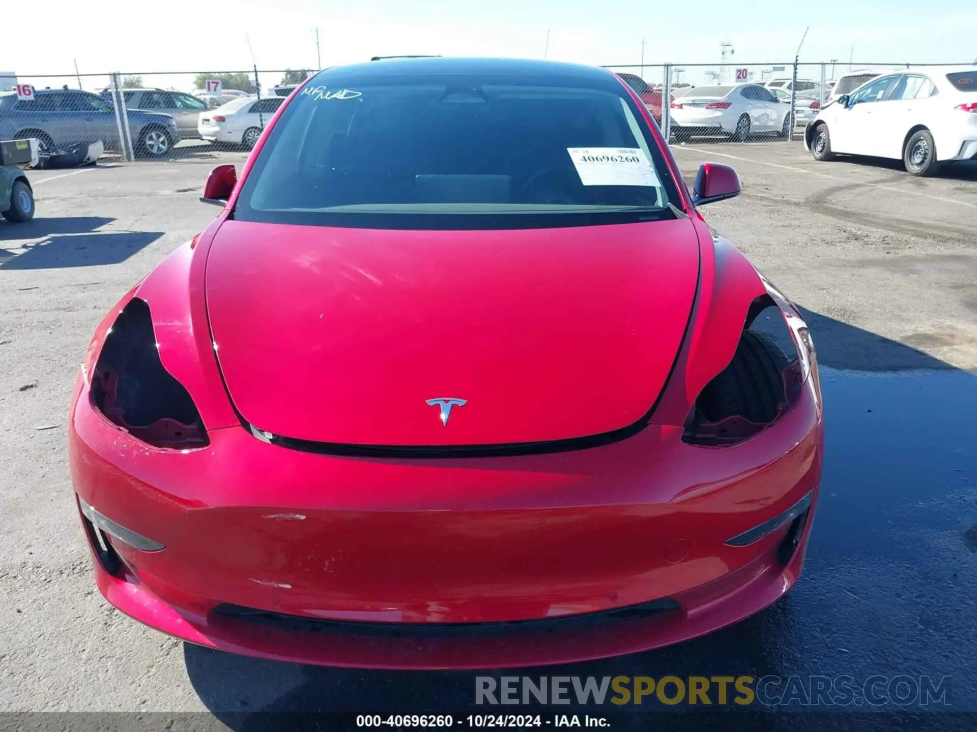 13 fotografías del automóvil dañado 5YJ3E1EC7MF001631 TESLA MODEL 3 2021