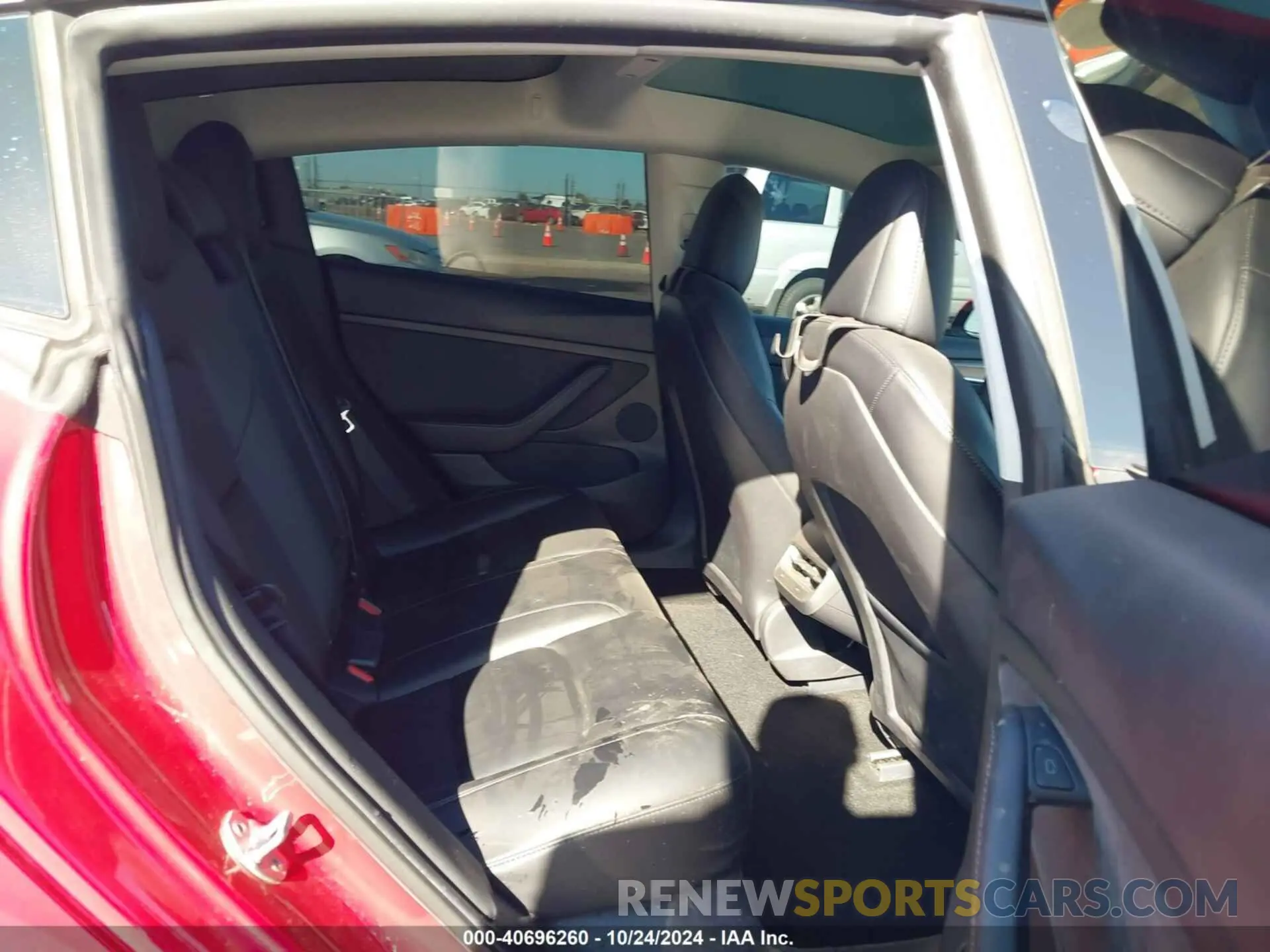 8 fotografías del automóvil dañado 5YJ3E1EC7MF001631 TESLA MODEL 3 2021