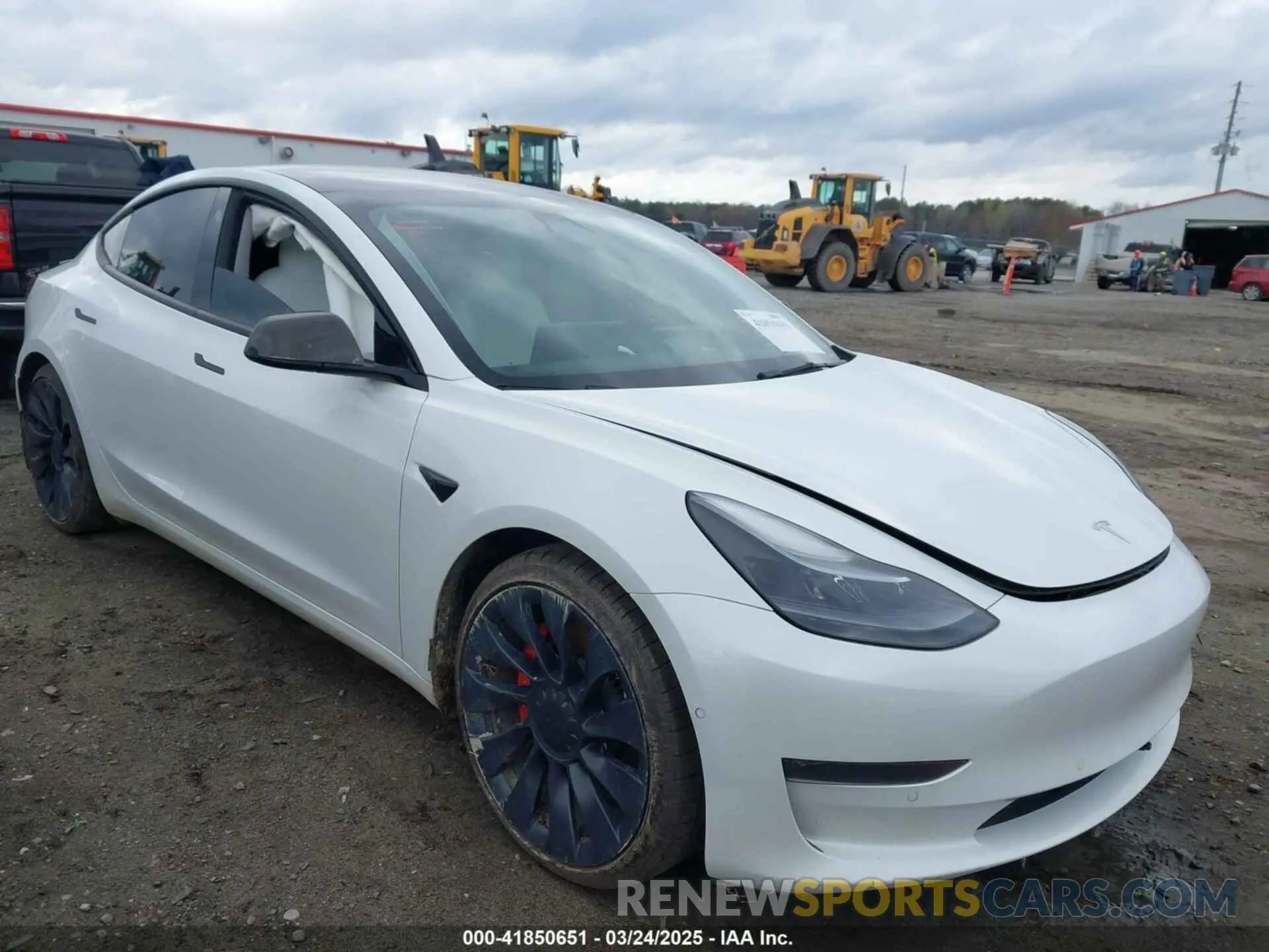 1 fotografías del automóvil dañado 5YJ3E1EC7MF091959 TESLA MODEL 3 2021