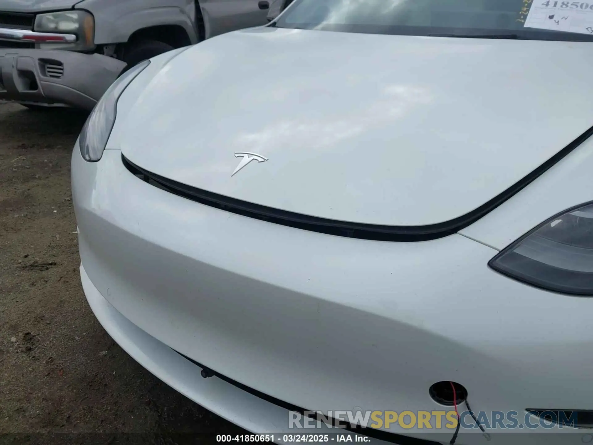 6 fotografías del automóvil dañado 5YJ3E1EC7MF091959 TESLA MODEL 3 2021