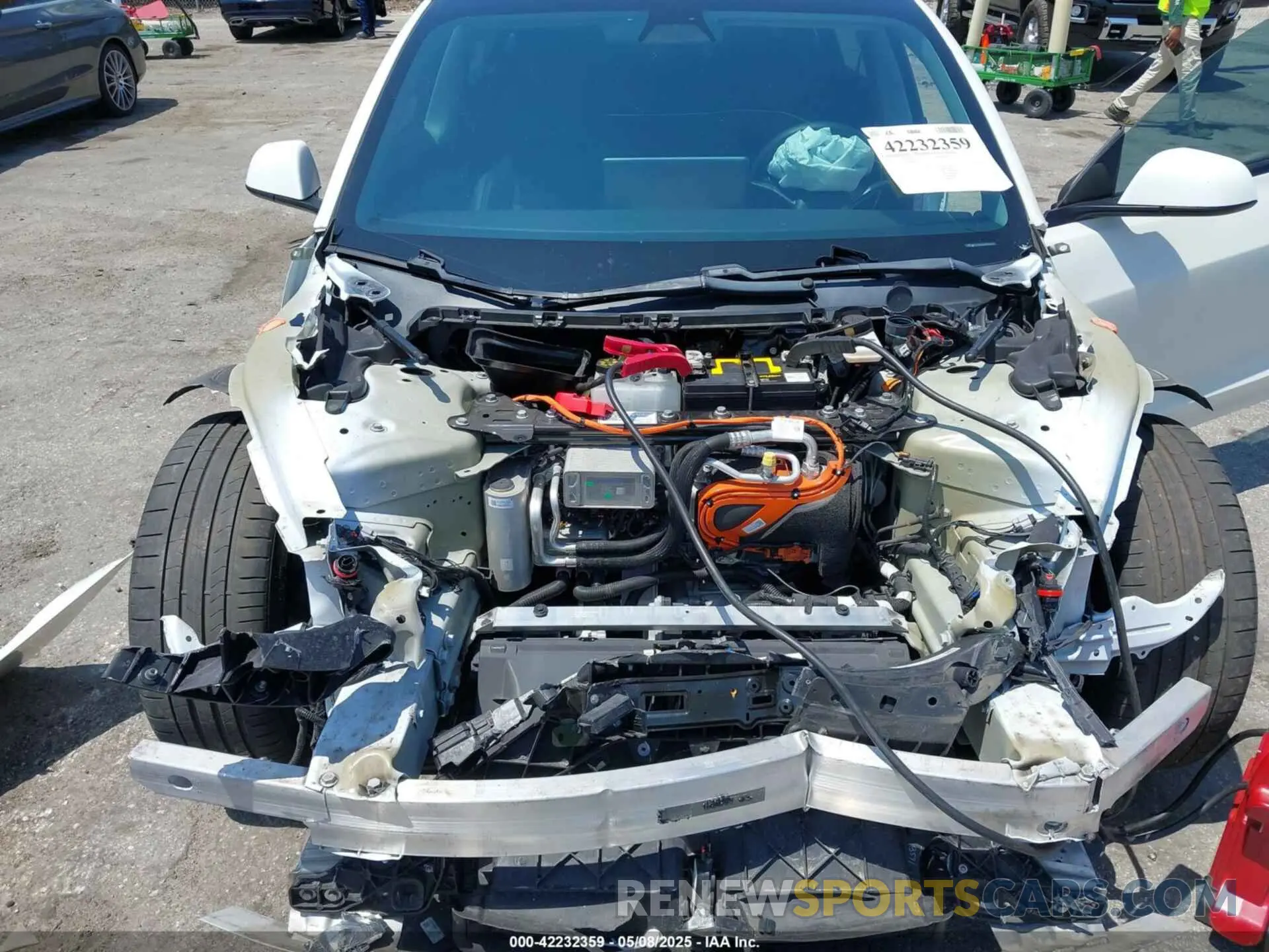 10 fotografías del automóvil dañado 5YJ3E1EC8MF984920 TESLA MODEL 3 2021