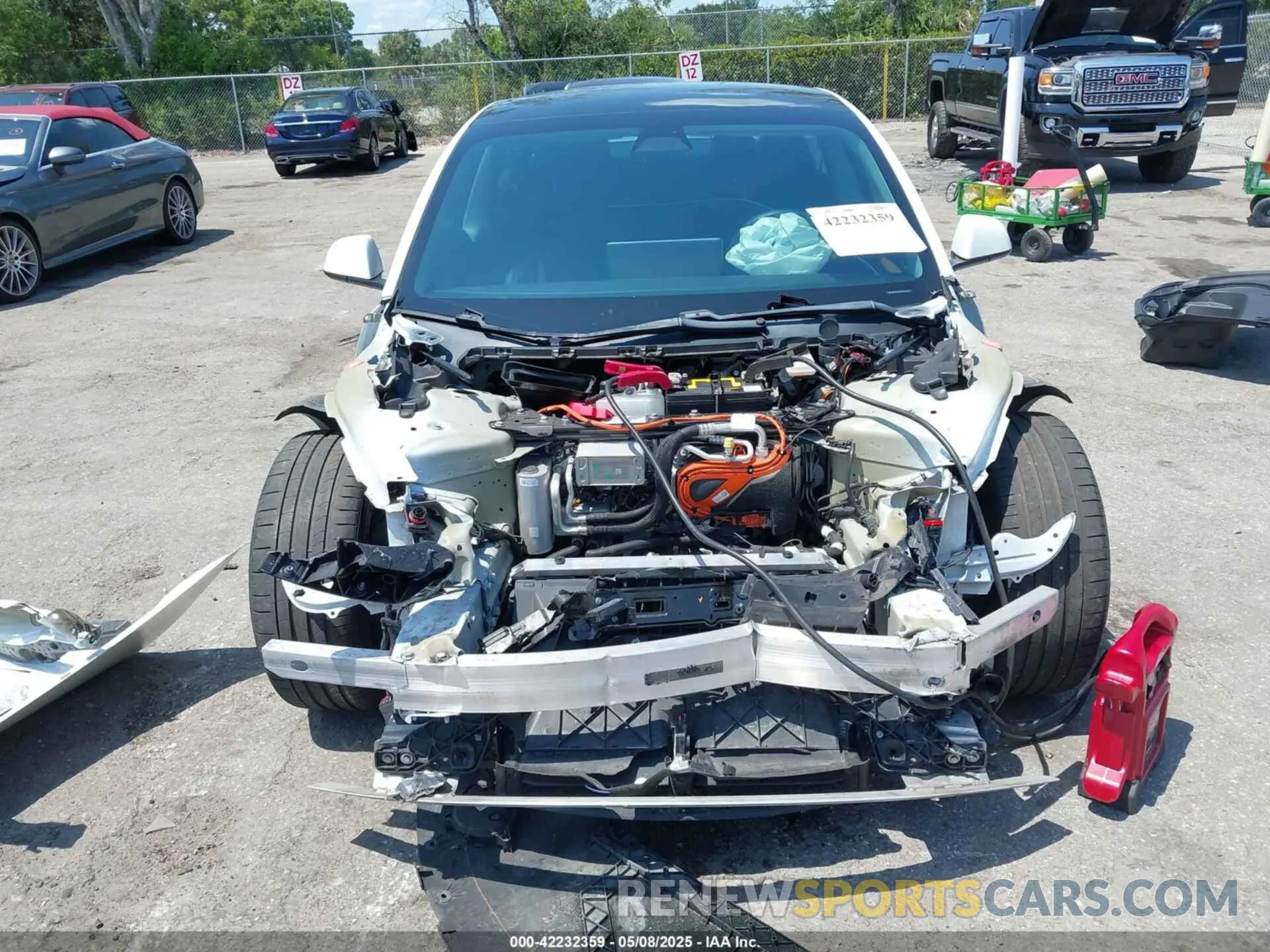 6 fotografías del automóvil dañado 5YJ3E1EC8MF984920 TESLA MODEL 3 2021