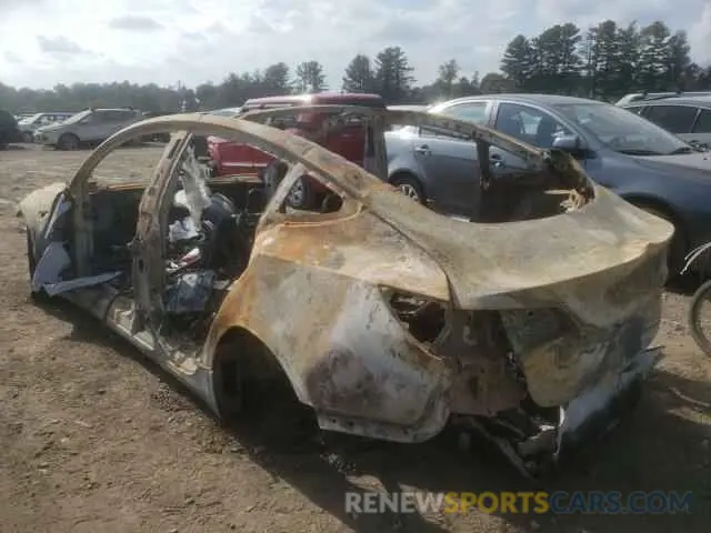 3 fotografías del automóvil dañado 5YJ3E1EC9MF059613 TESLA MODEL 3 2021