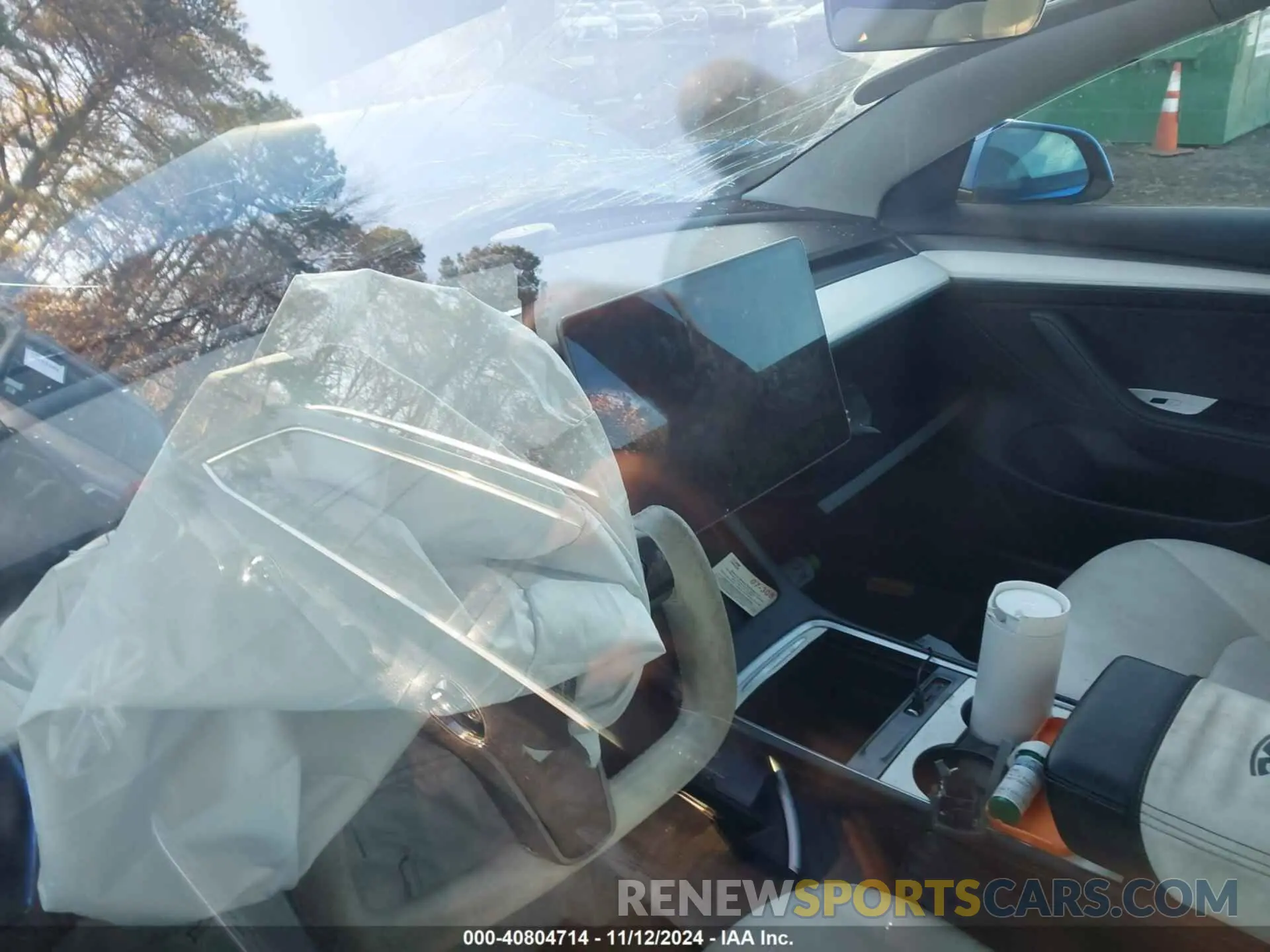 17 fotografías del automóvil dañado 5YJ3E1EC9MF059675 TESLA MODEL 3 2021