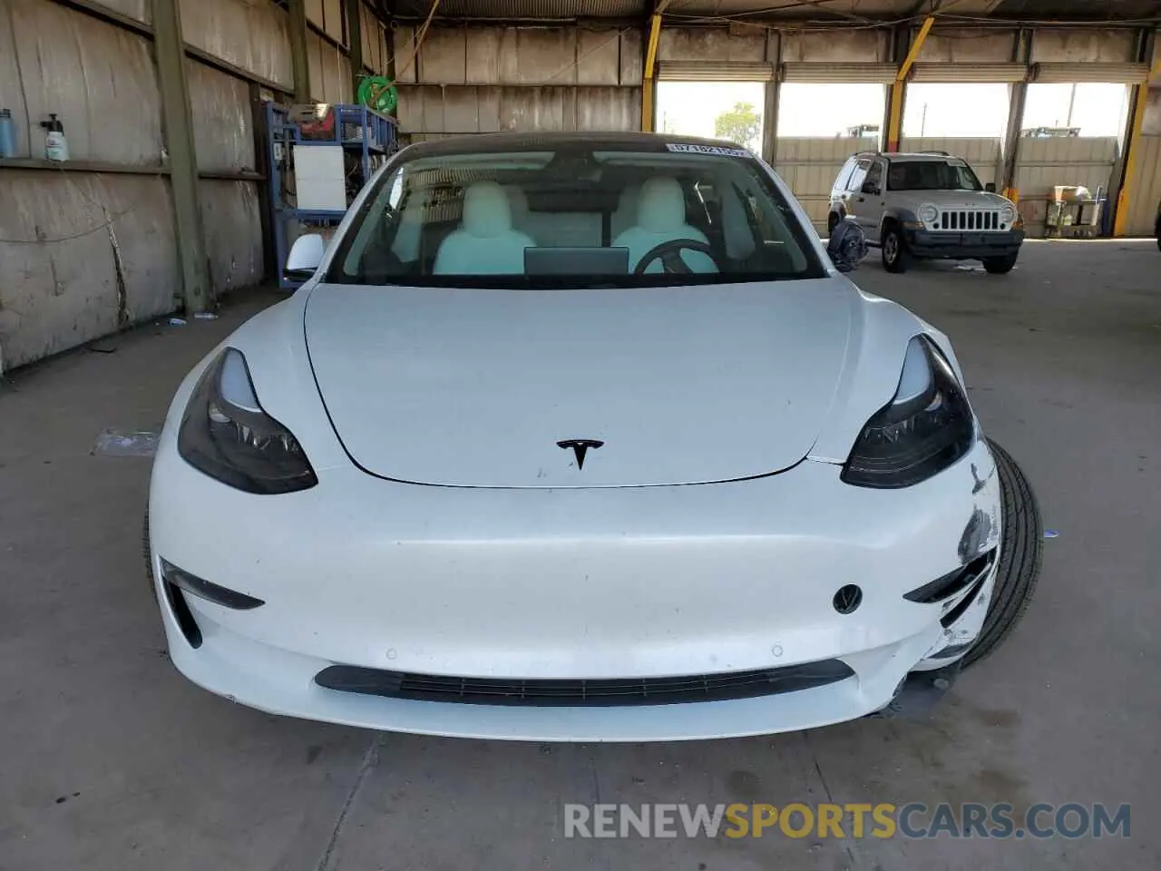 5 fotografías del automóvil dañado 5YJ3E1EC9MF062673 TESLA MODEL 3 2021