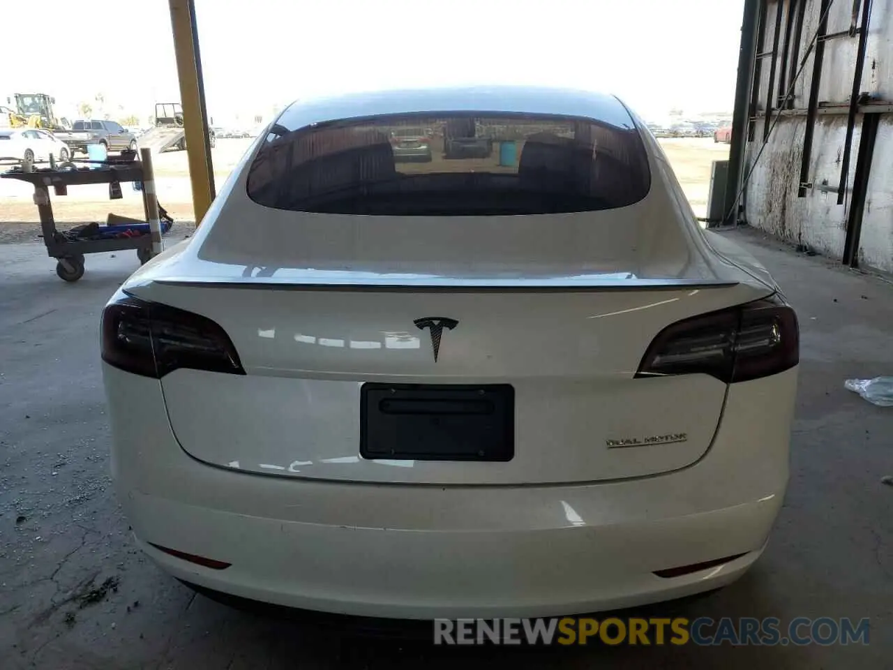 6 fotografías del automóvil dañado 5YJ3E1EC9MF062673 TESLA MODEL 3 2021