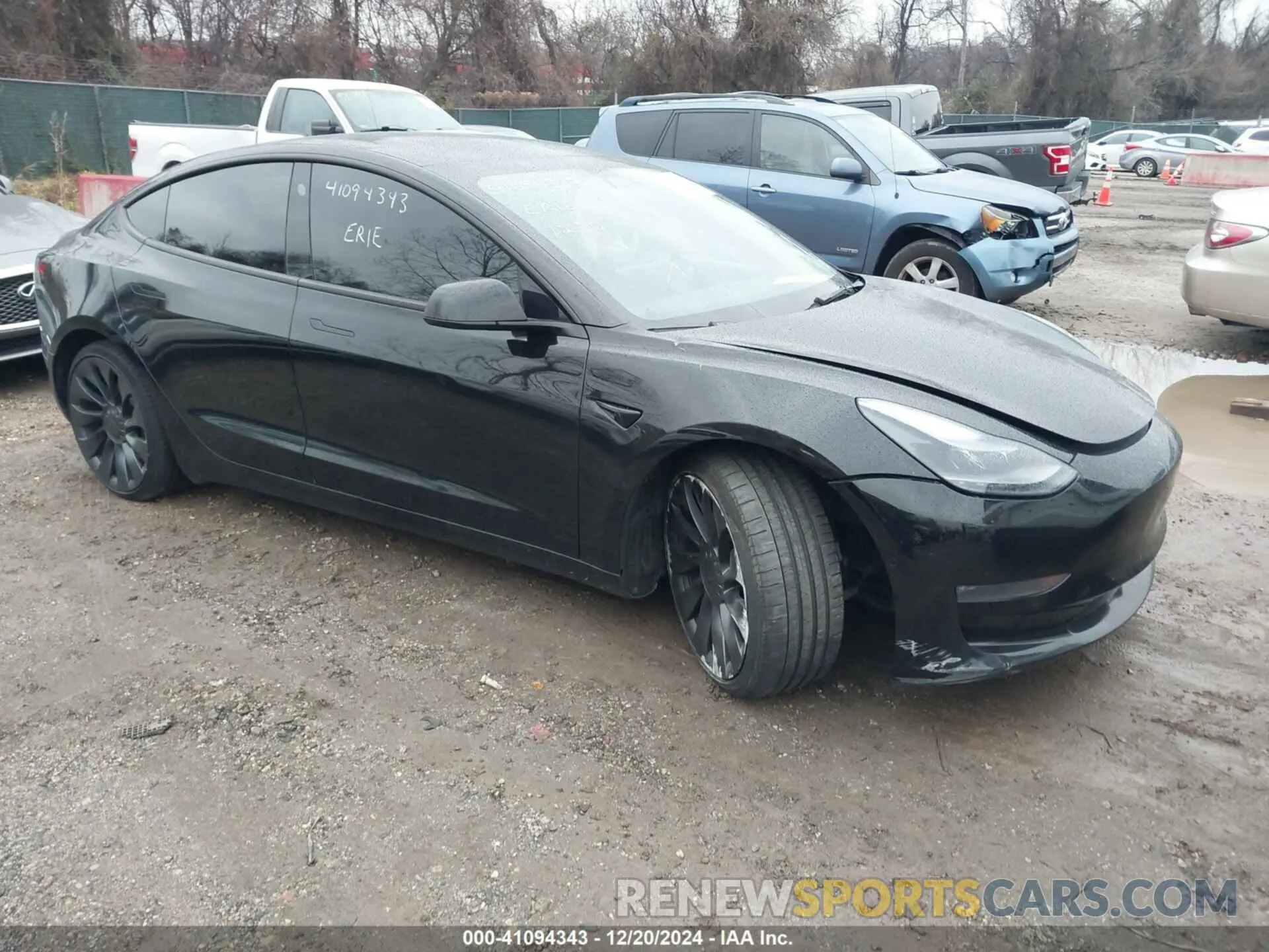 1 fotografías del automóvil dañado 5YJ3E1EC9MF091333 TESLA MODEL 3 2021
