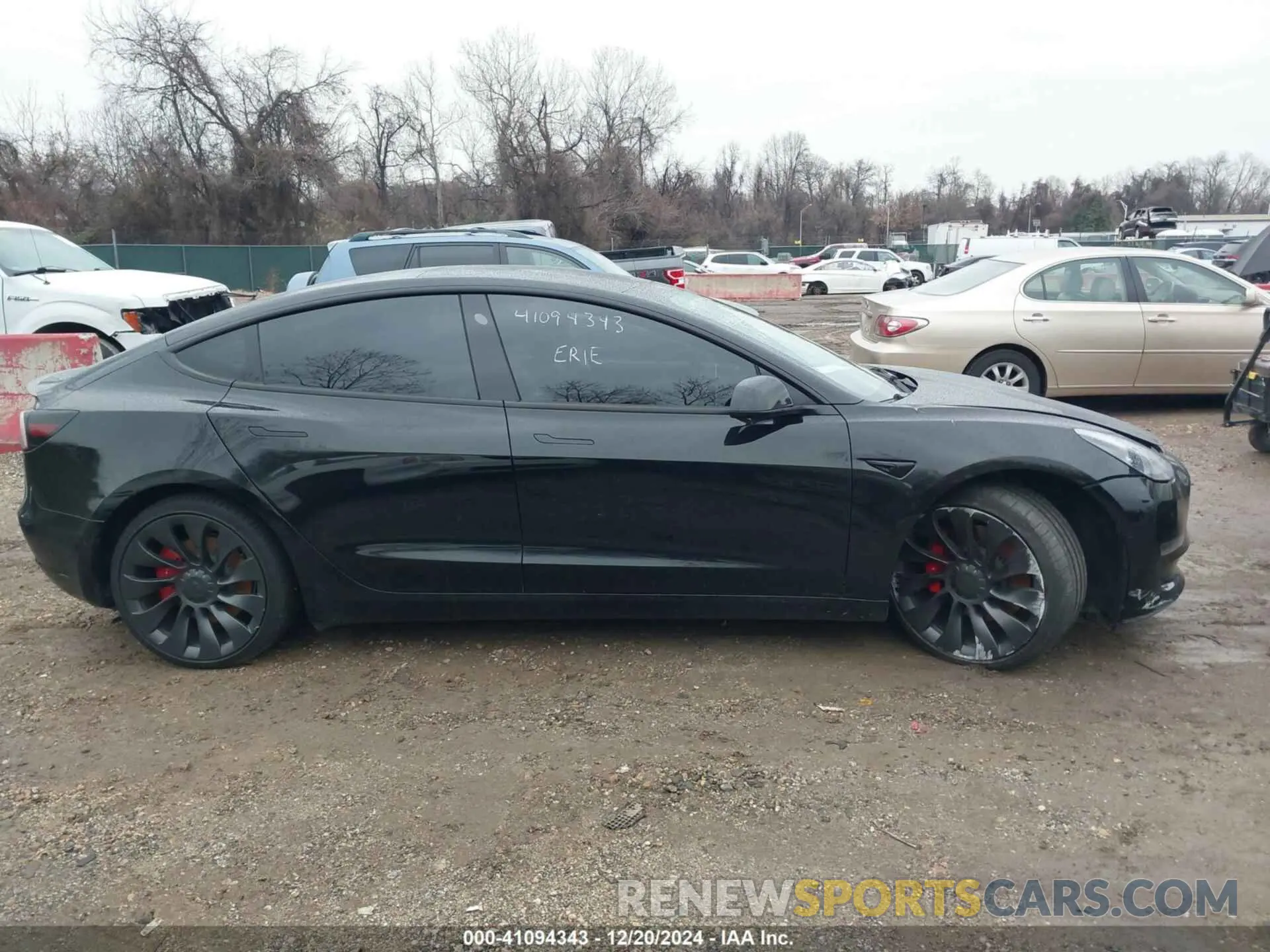 14 fotografías del automóvil dañado 5YJ3E1EC9MF091333 TESLA MODEL 3 2021