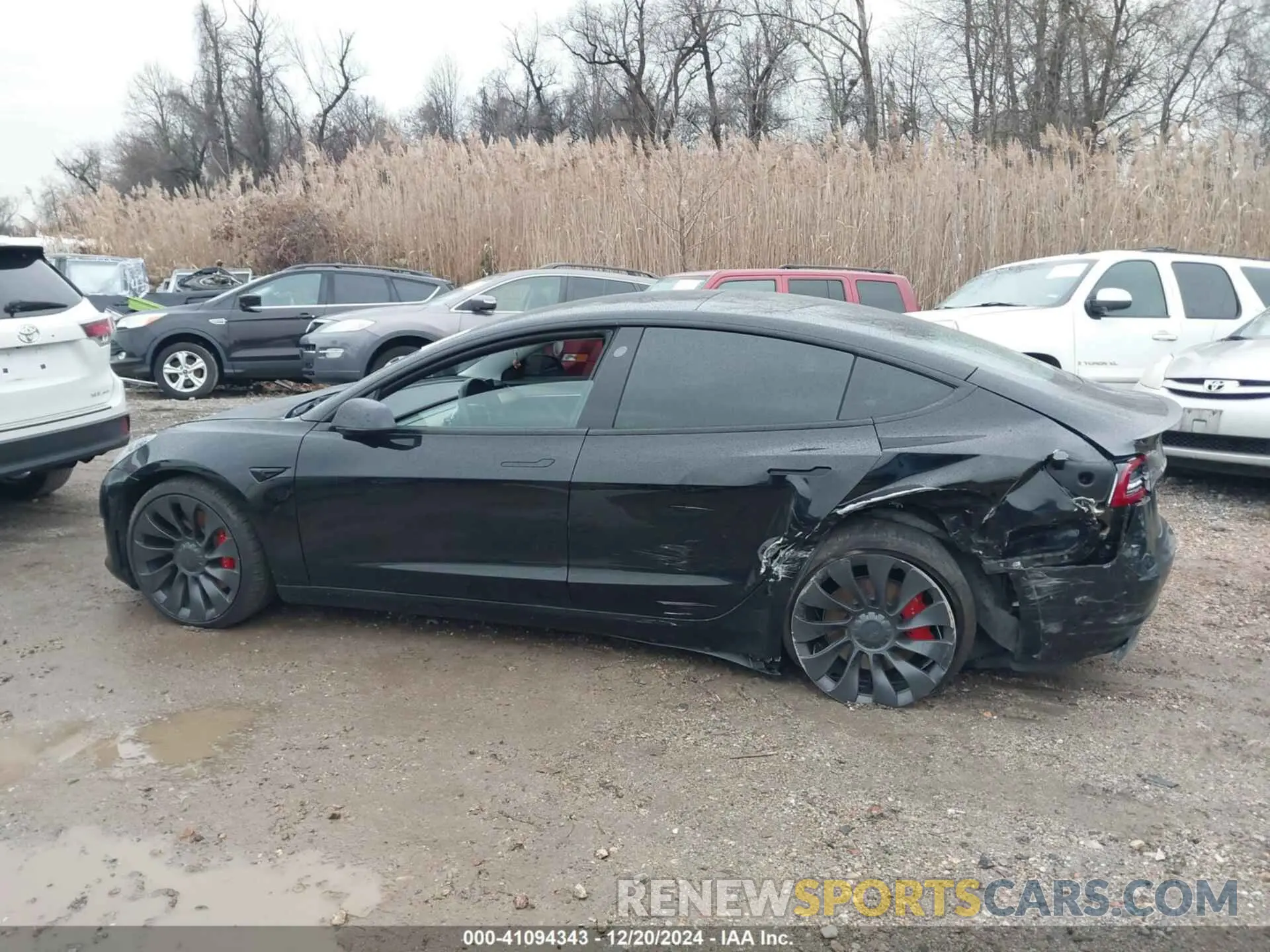 15 fotografías del automóvil dañado 5YJ3E1EC9MF091333 TESLA MODEL 3 2021