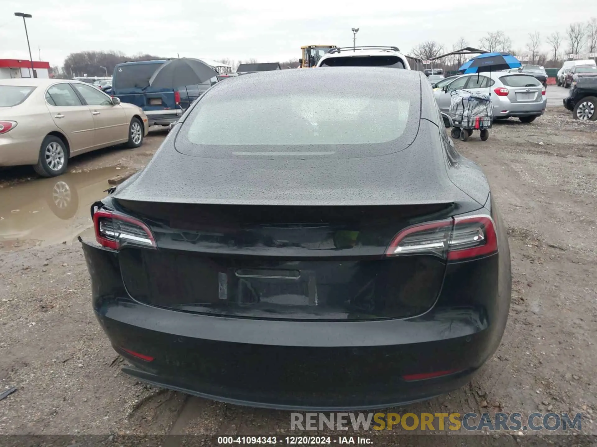17 fotografías del automóvil dañado 5YJ3E1EC9MF091333 TESLA MODEL 3 2021