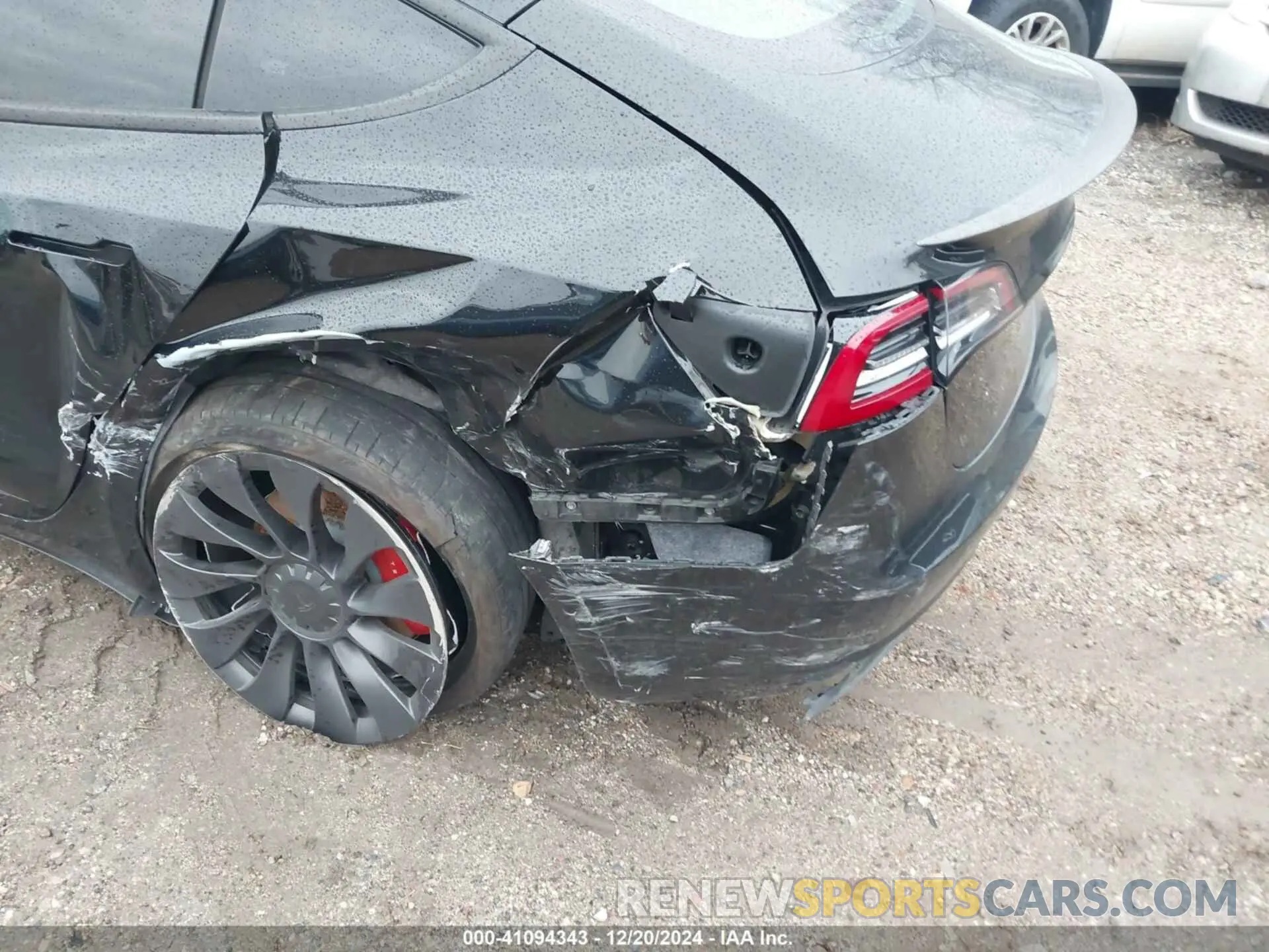 6 fotografías del automóvil dañado 5YJ3E1EC9MF091333 TESLA MODEL 3 2021