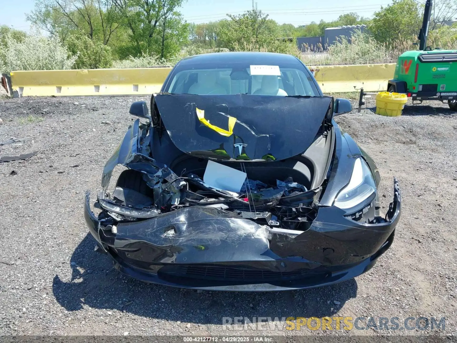 12 fotografías del automóvil dañado 5YJ3E1EC9MF091963 TESLA MODEL 3 2021