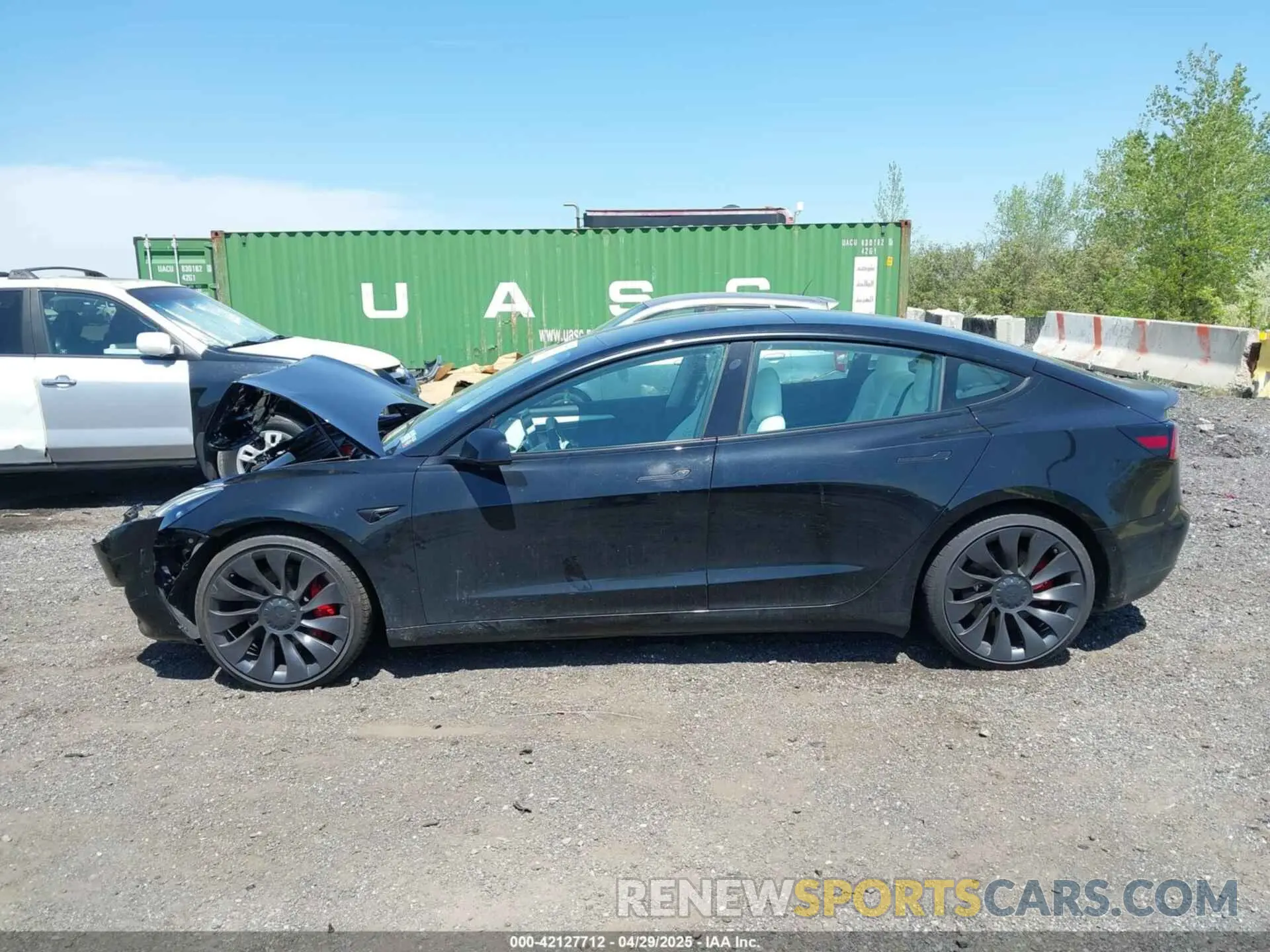 14 fotografías del automóvil dañado 5YJ3E1EC9MF091963 TESLA MODEL 3 2021