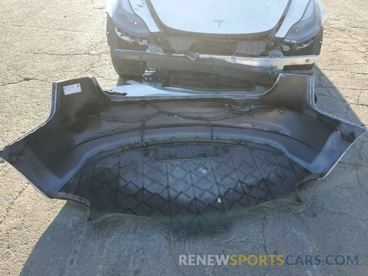12 fotografías del automóvil dañado 5YJ3E1EC9MF875334 TESLA MODEL 3 2021