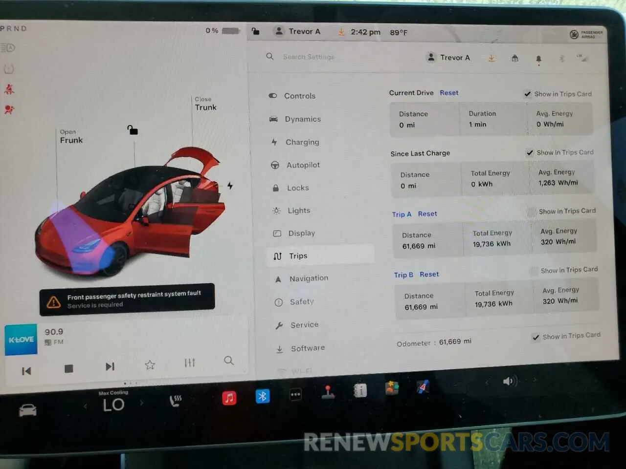 9 fotografías del automóvil dañado 5YJ3E1ECXMF049494 TESLA MODEL 3 2021