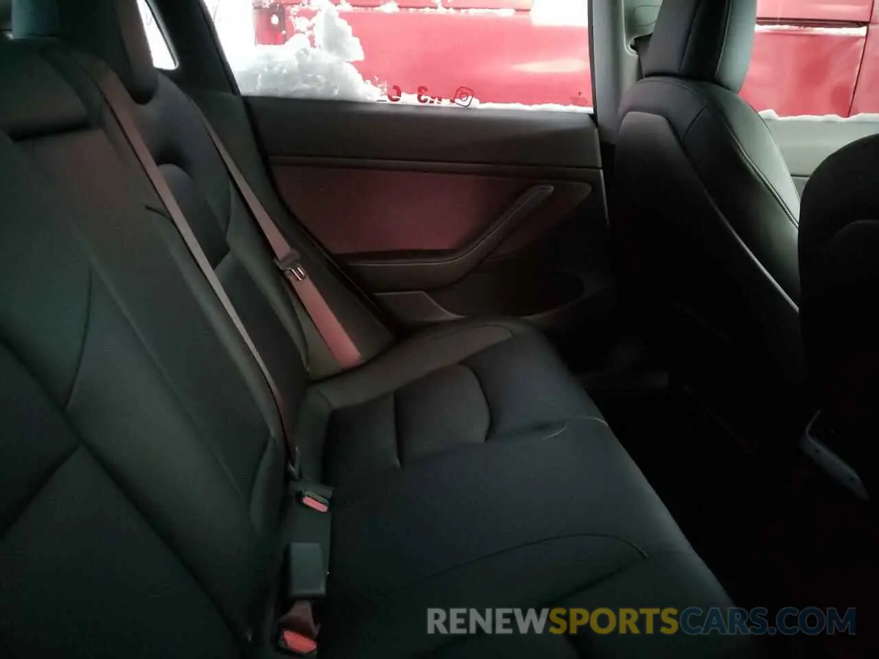 6 fotografías del automóvil dañado 5YJ3E1ECXMF055828 TESLA MODEL 3 2021