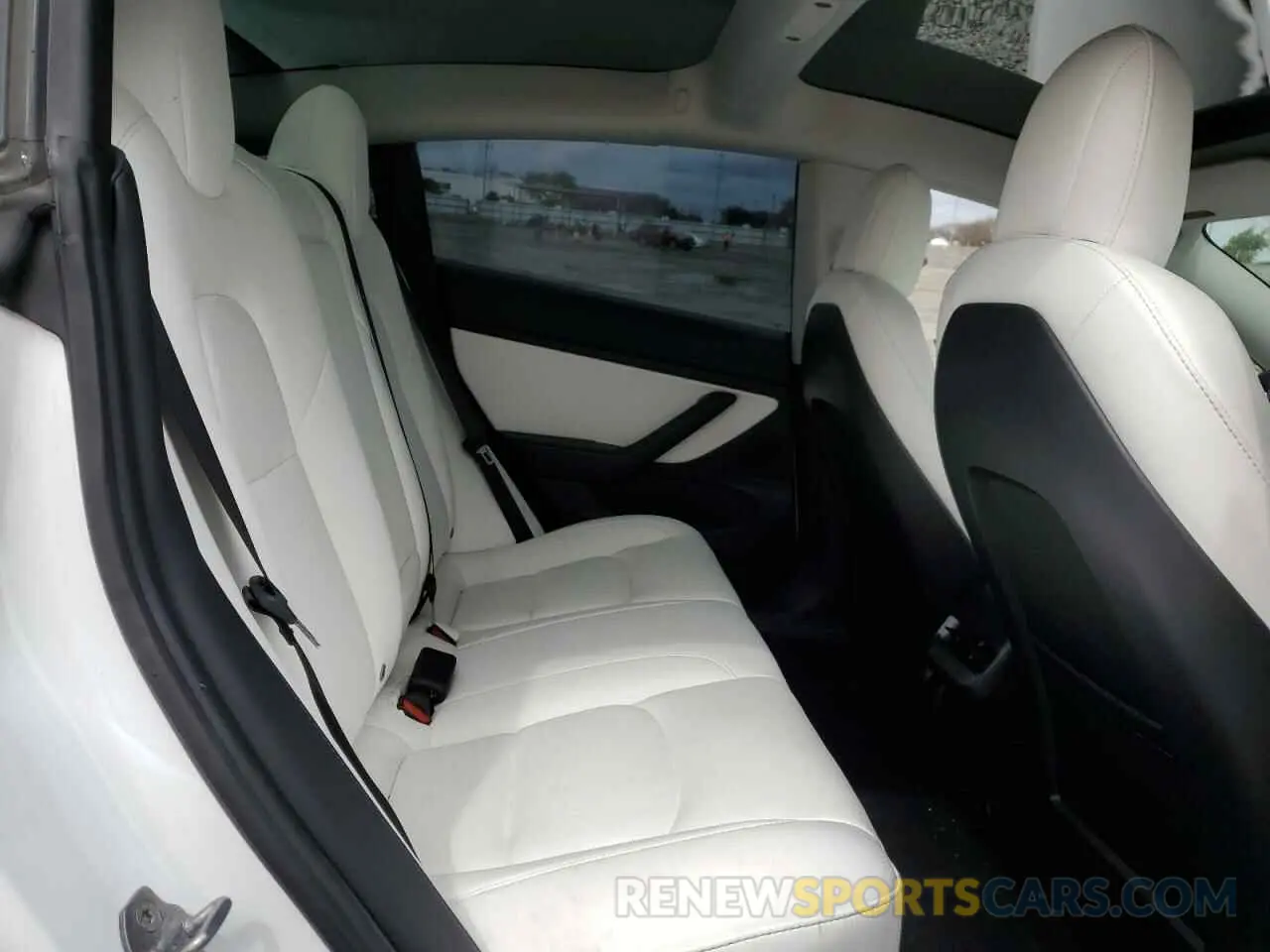 10 fotografías del automóvil dañado 5YJ3E1ECXMF936349 TESLA MODEL 3 2021